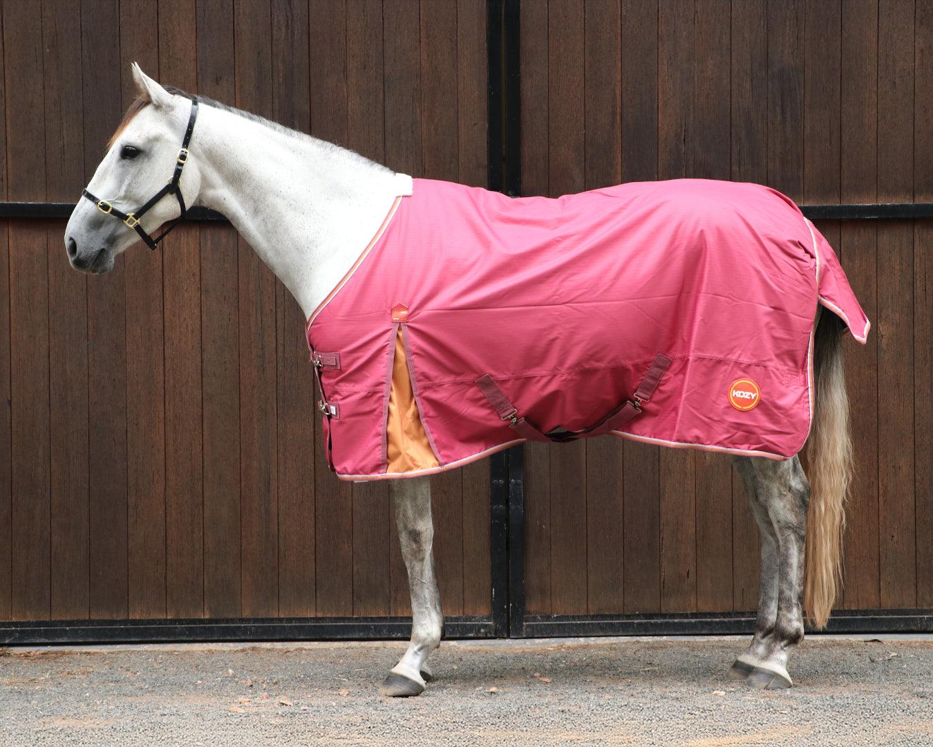 Kozy 600D 100G Fill Winter Rug - Mauve - Image 8