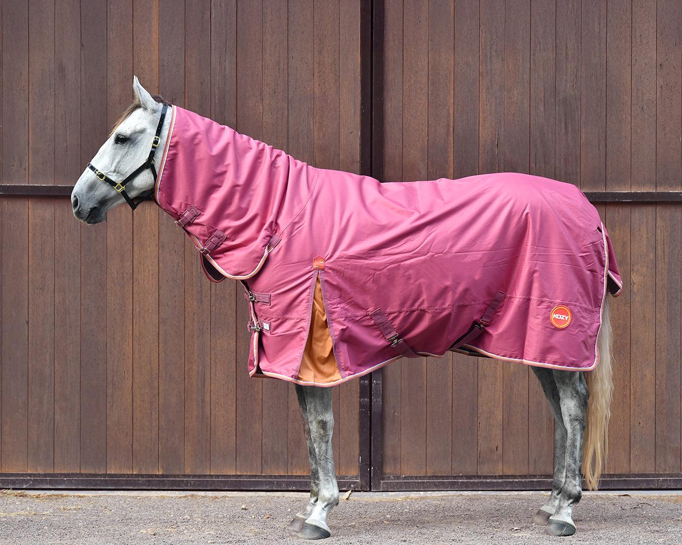 Kozy 600D 100G Fill Winter Rug Combo - Mauve - Image 5