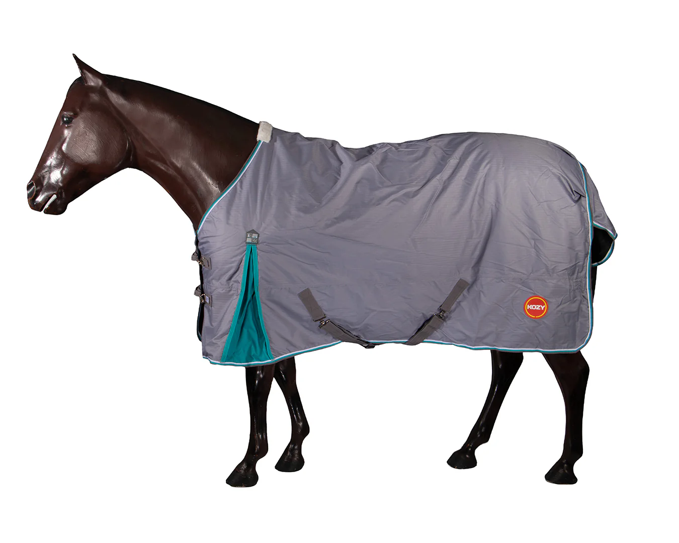 Kozy 600D 100G Fill Winter Rug- Grey - Image 6