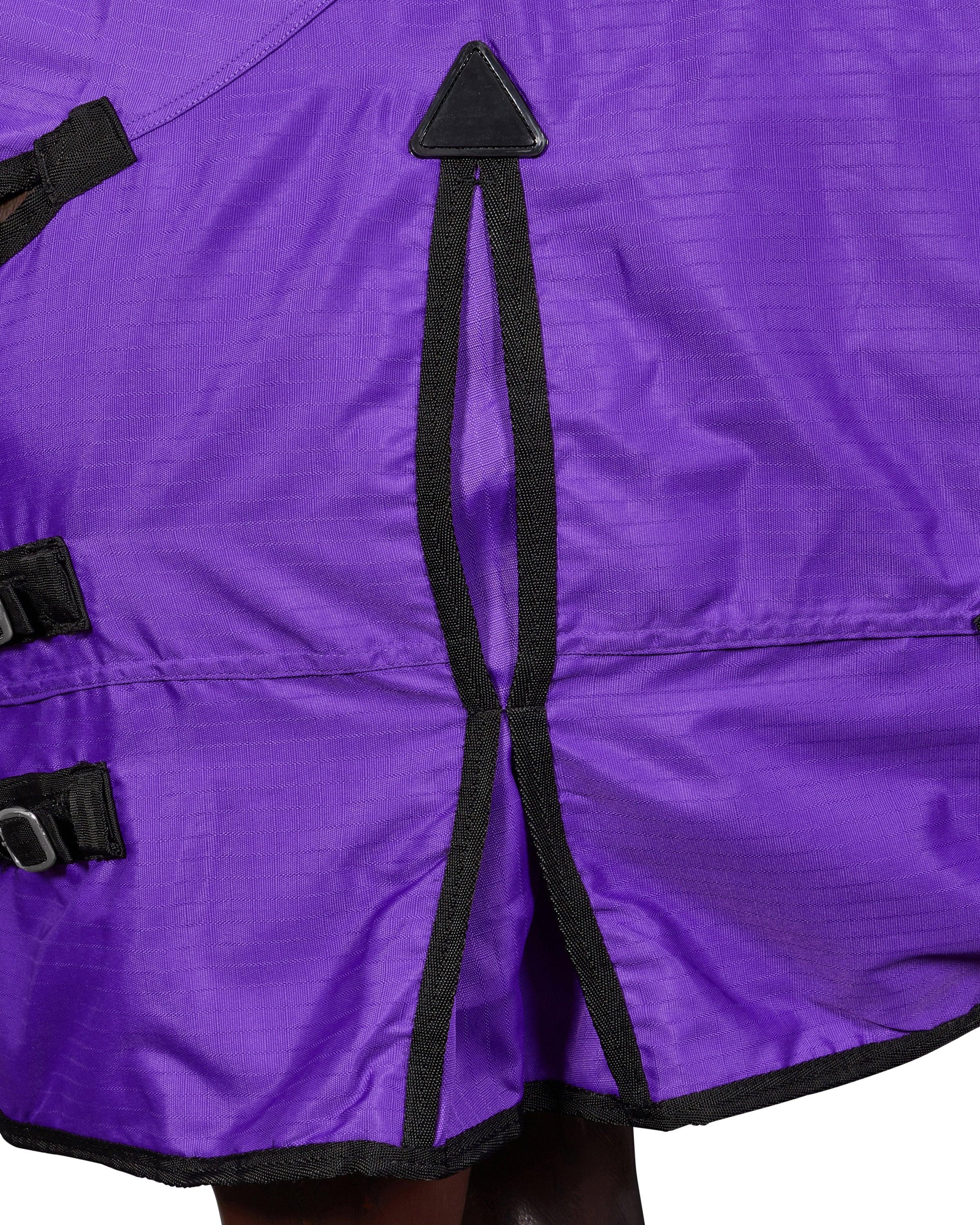 Kozy 600D Lite Rainsheet Horse Rug Combo - Purple - Image 4