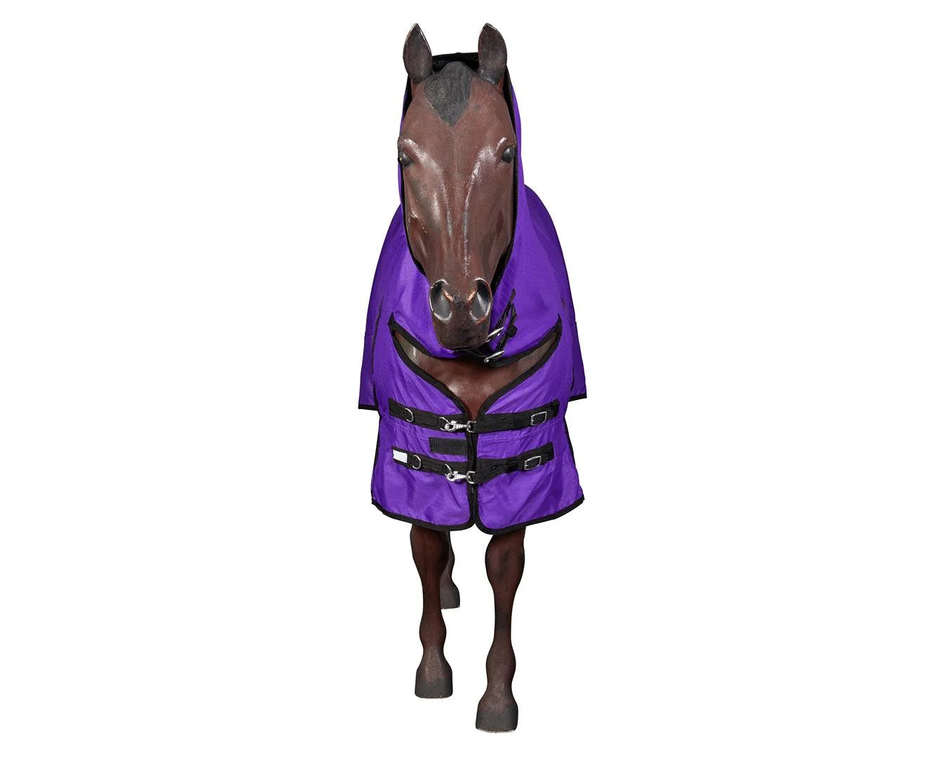 Kozy 600D Lite Rainsheet Horse Rug Combo - Purple - Image 8