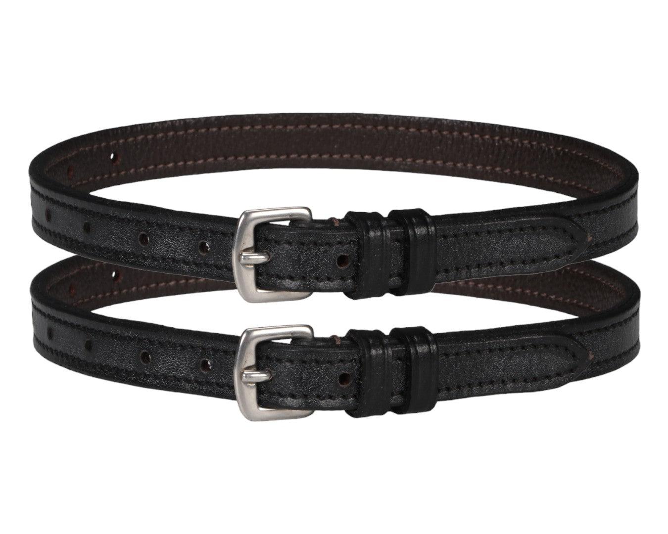 Landsborough Edge Stitched English Spur Straps 1/2" - Image 2