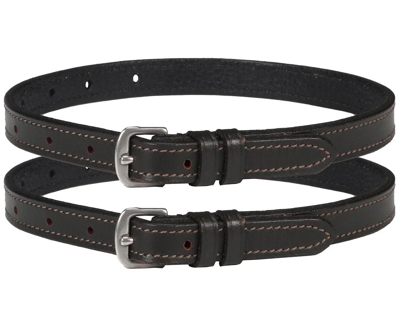 Landsborough Edge Stitched English Spur Straps 1/2" - Image 6