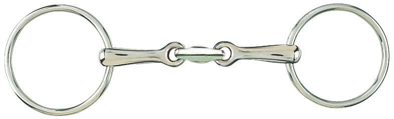 STC Loose Ring Training Snaffle Bit with SS Mouth