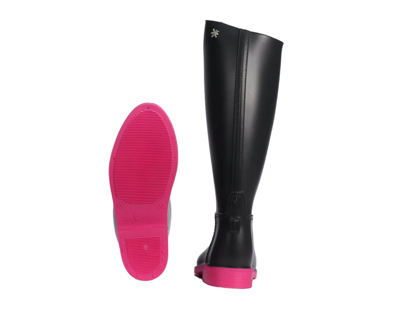 Meduse Adults Flambor Long Riding Boots - Coloured Sole - Image 4