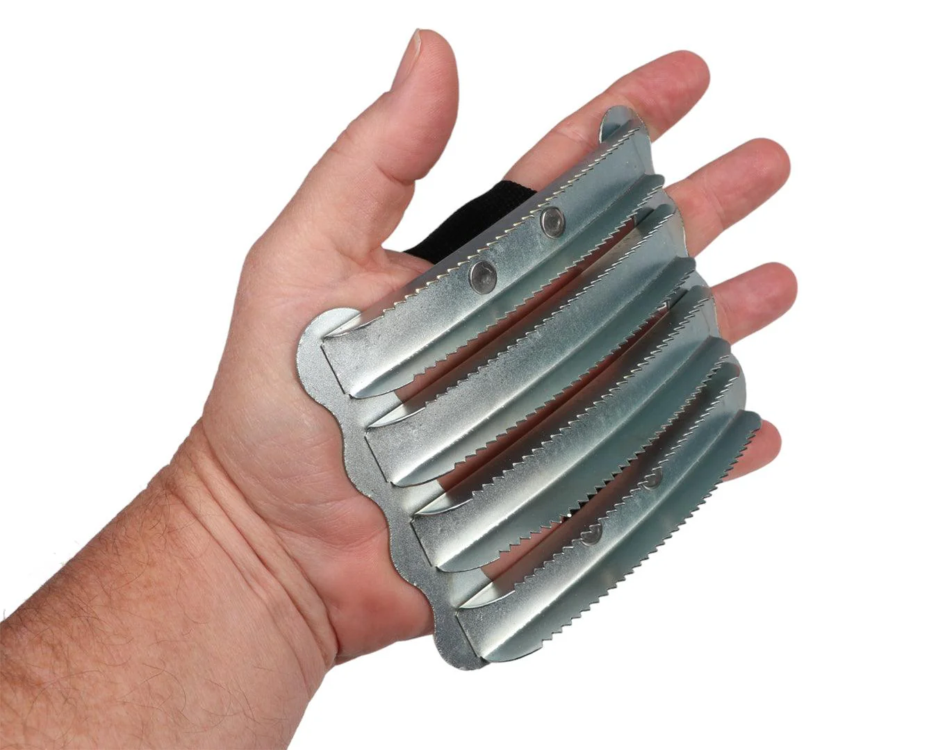 Metal Curry Comb with Hand Strap - Image 4