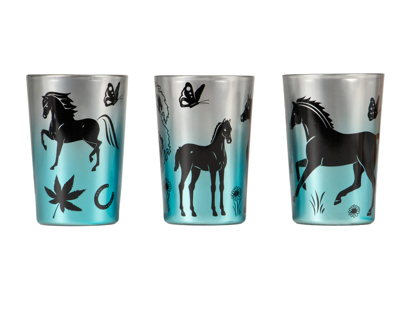 Happy Ross Metallic Tealight Horse - Image 4