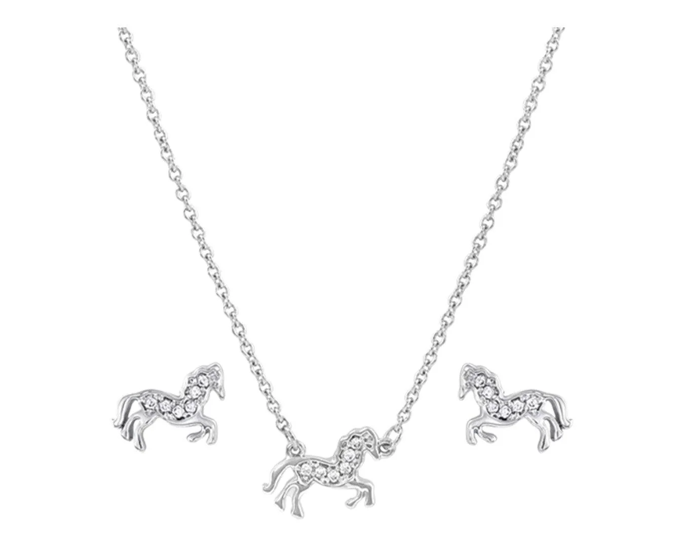 Montana Silversmiths All The Pretty Horses Jewellery Set
