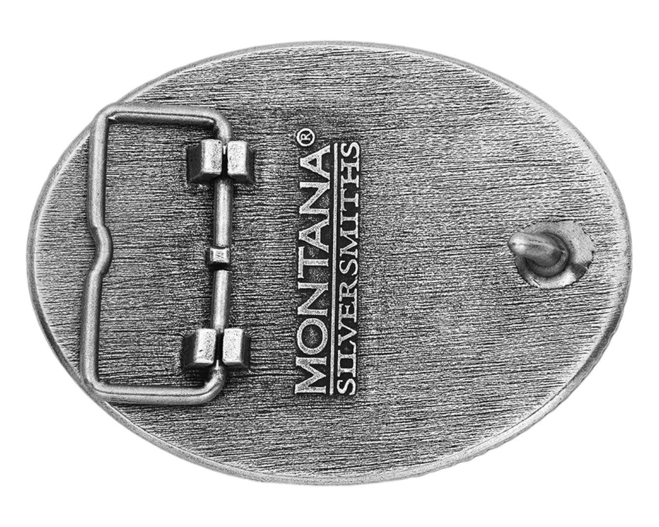 Montana Silversmiths Desert Moon Cactus Belt Buckle - Image 3