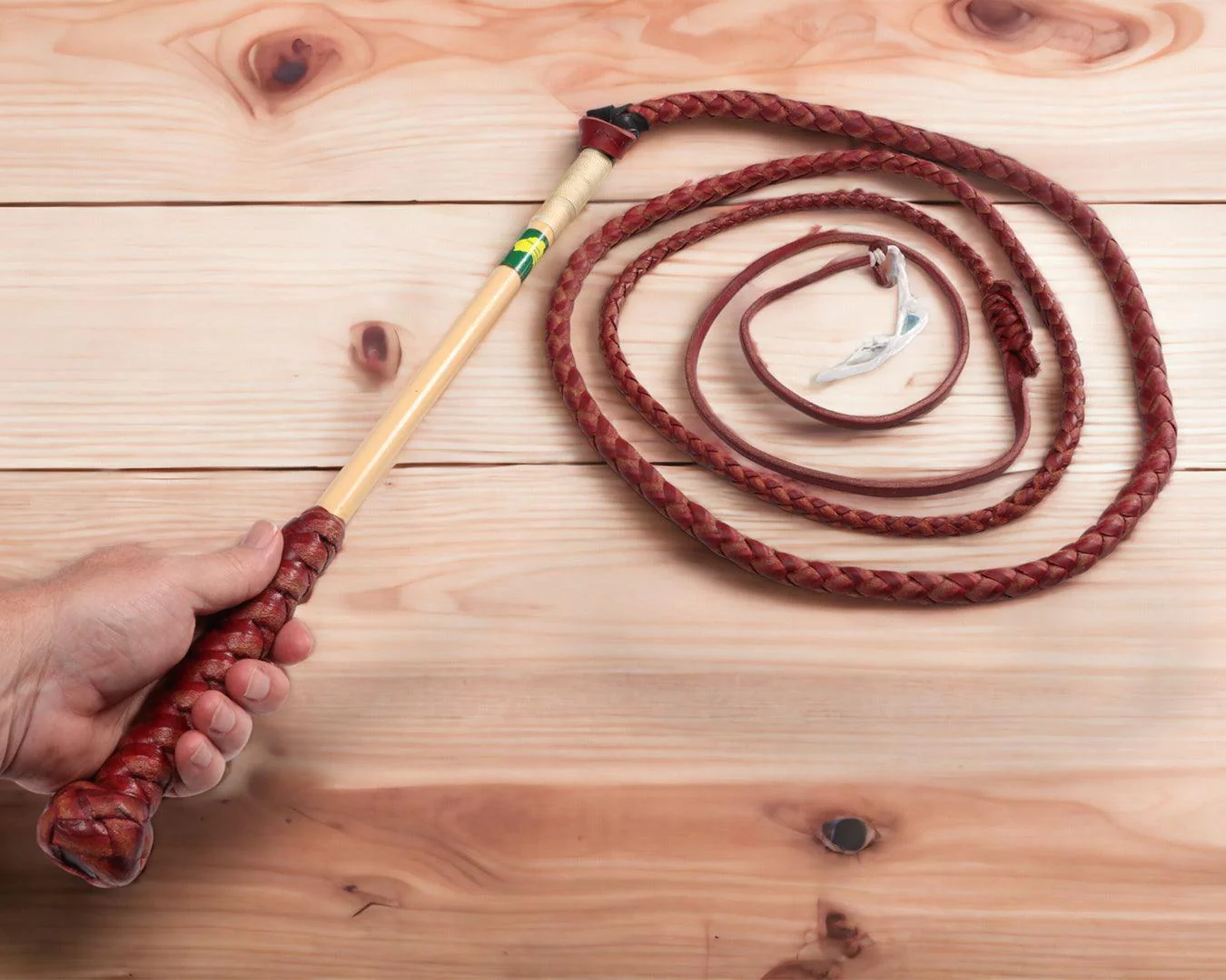 Nemeth Redhide Stockwhip - 4 Plait - Image 3