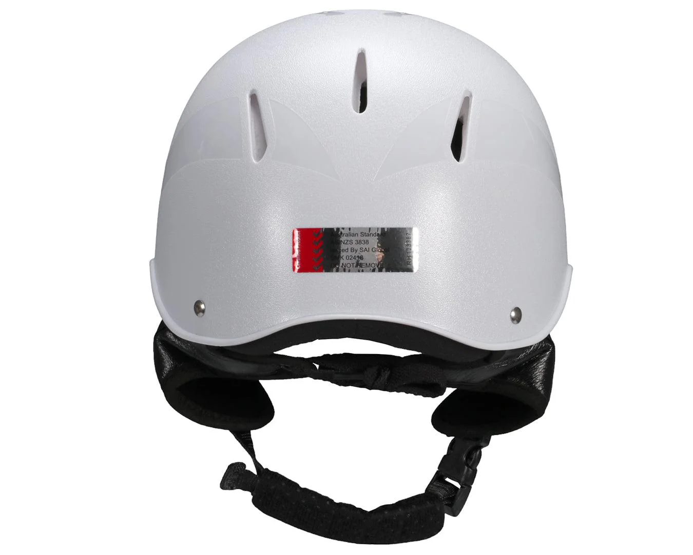 New Derby Safety Riding Helmet - Classic White - Image 5