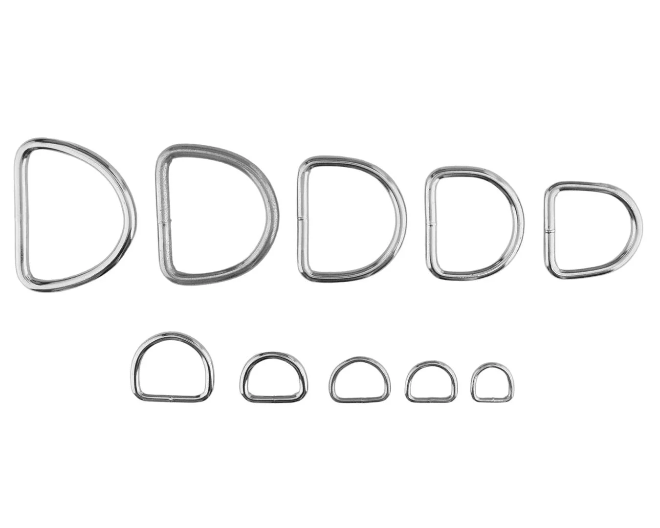 Nickel Plated Harness Dees