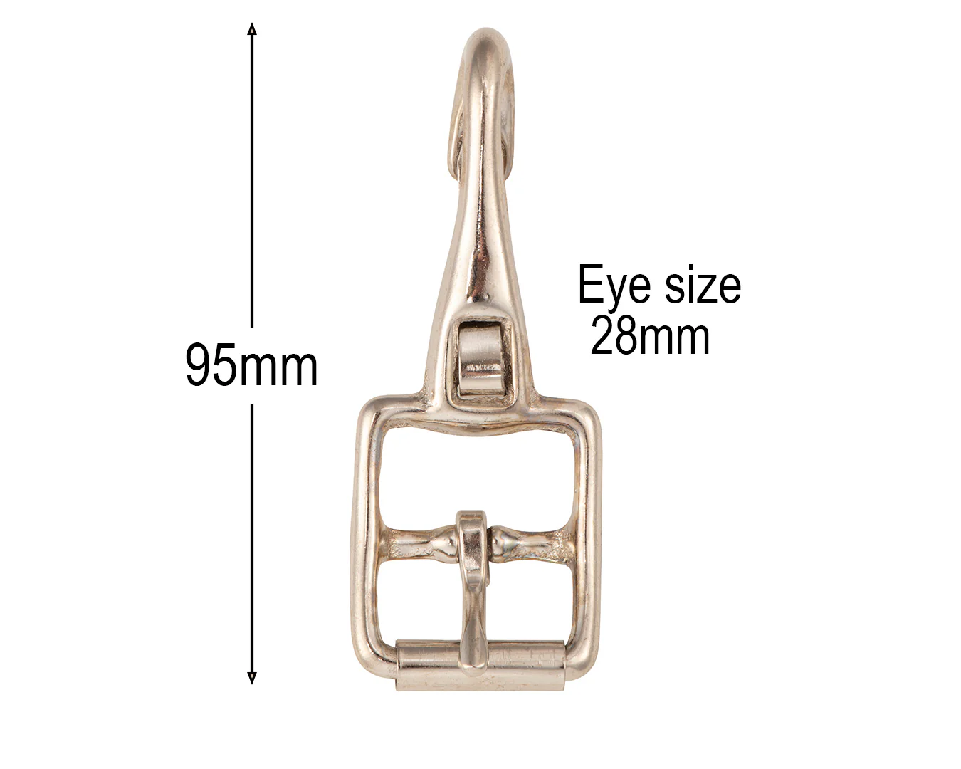 STC Nickel Plated Rug Leg Strap Snaphook - Image 3