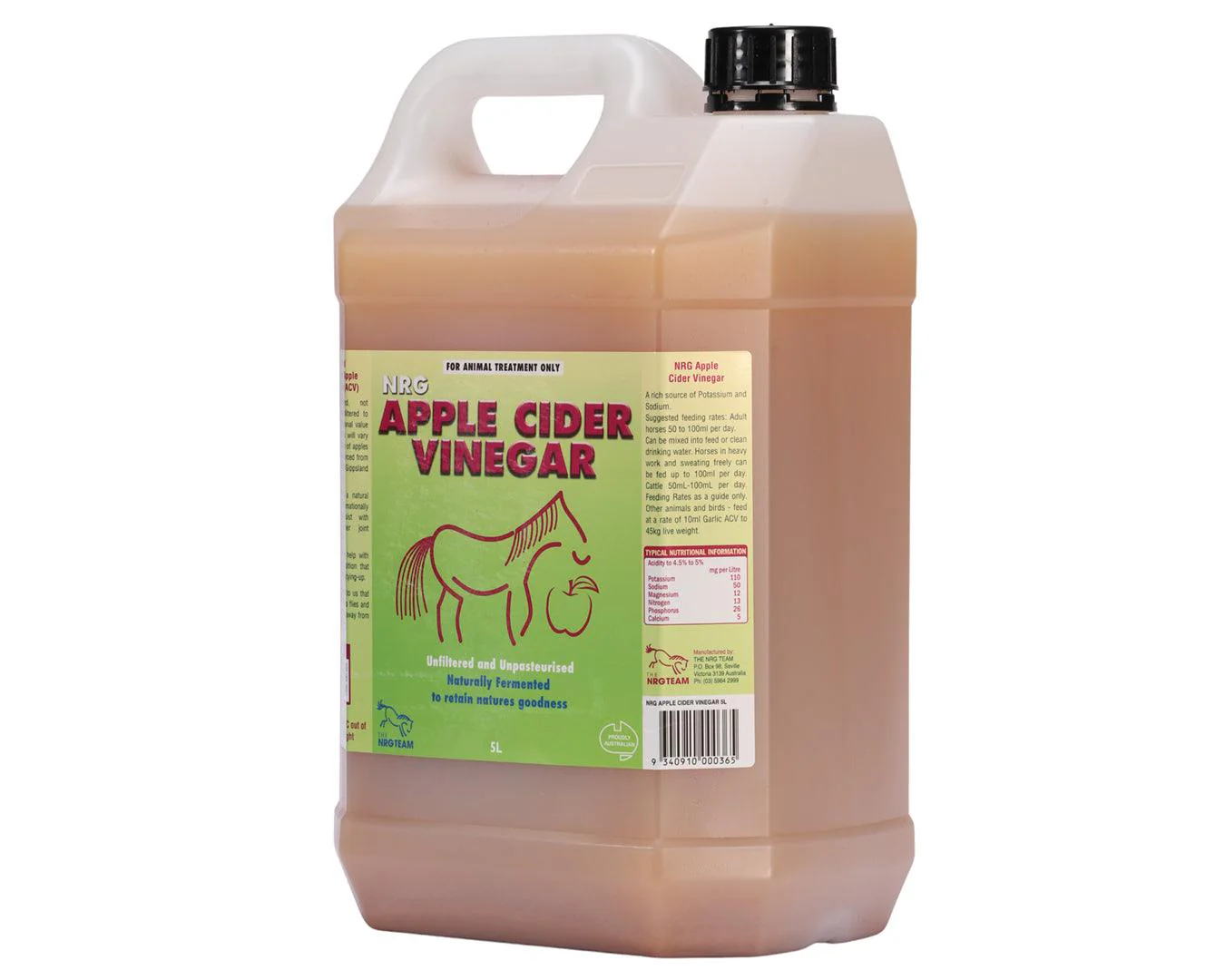 NRG Apple Cider Vinegar 5L - Image 2
