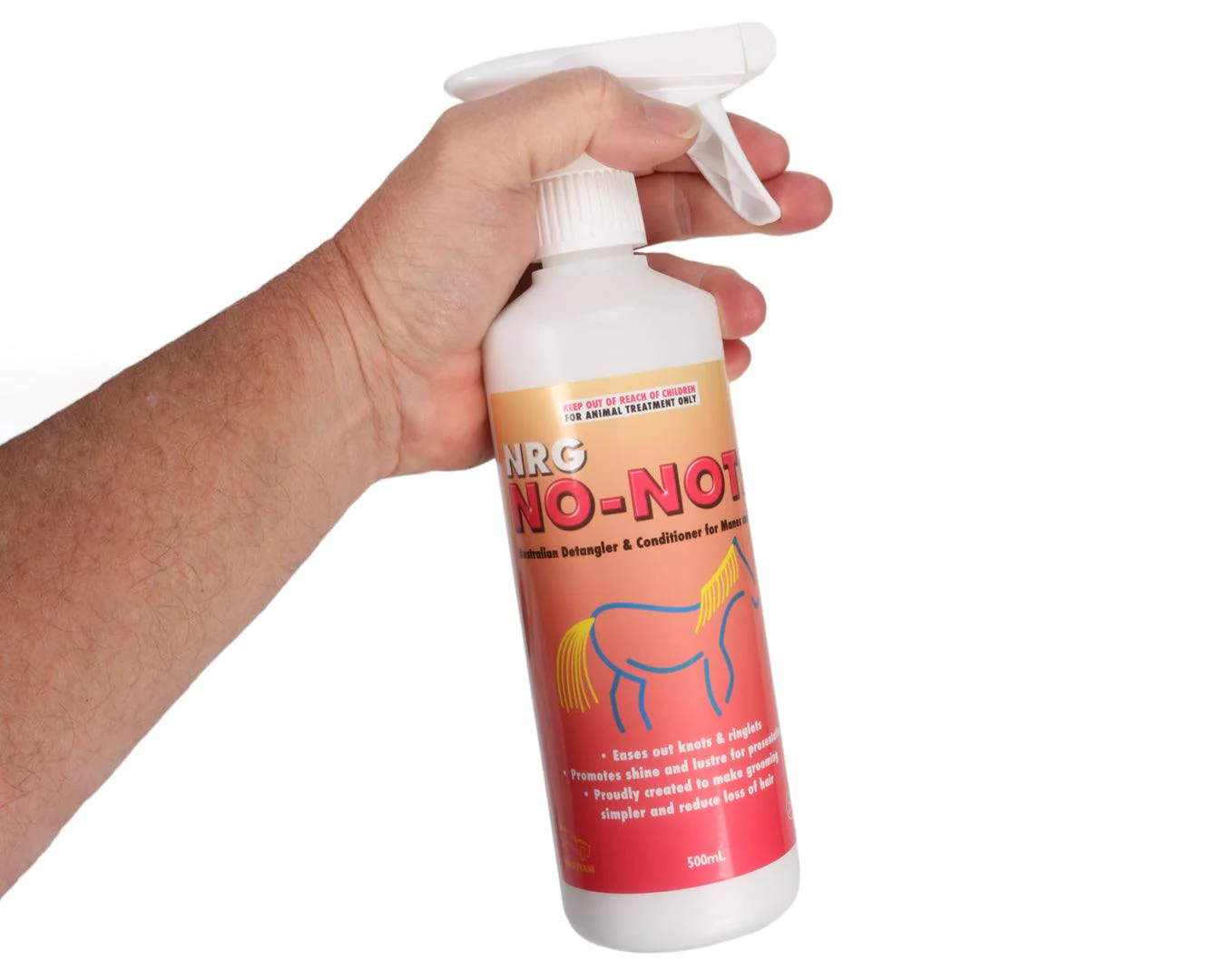 NRG No-Nots Australian Detangler & Conditioner for Manes & Tails - Image 3