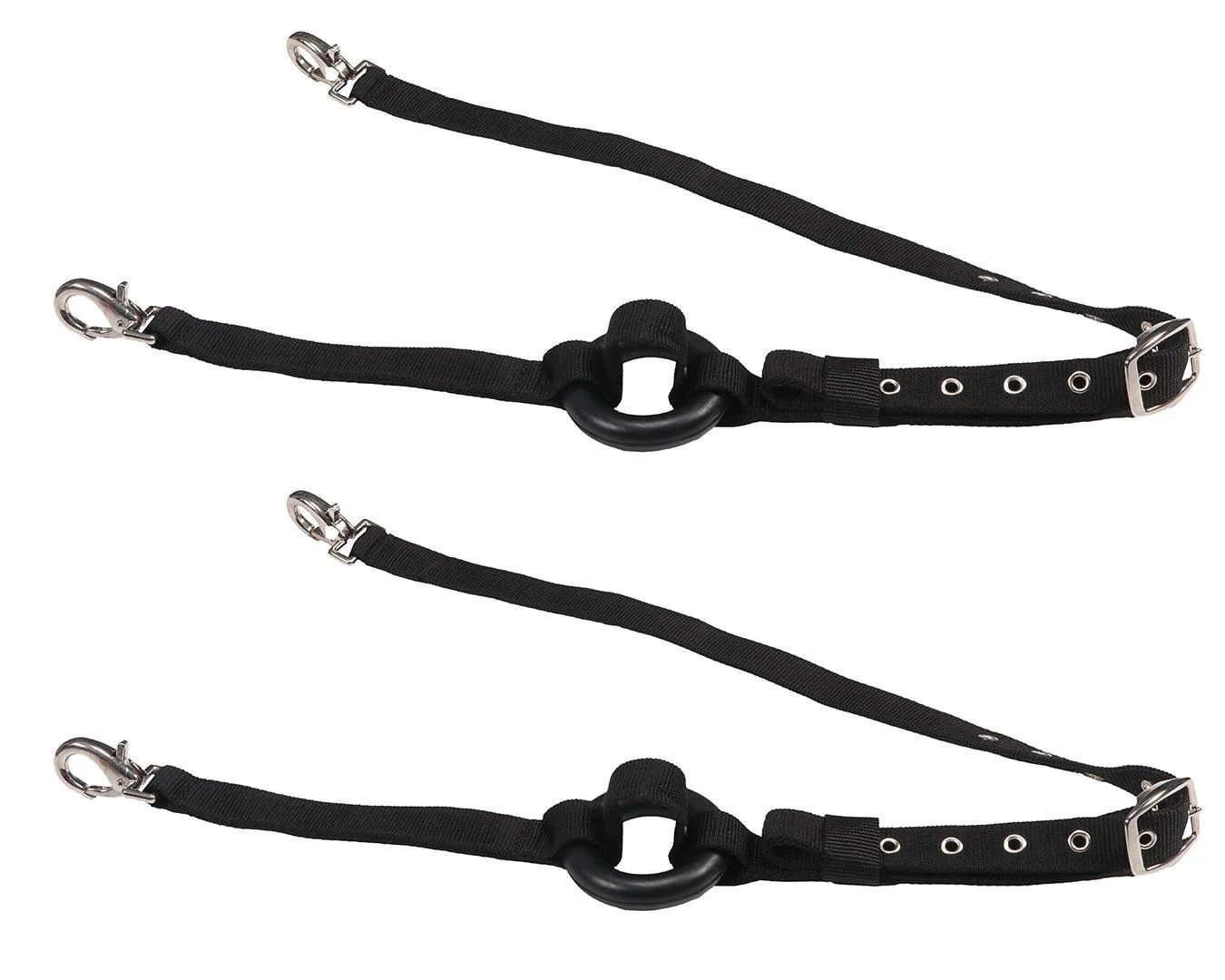 Nylon Side Reins with Rubber Rings - Image 2