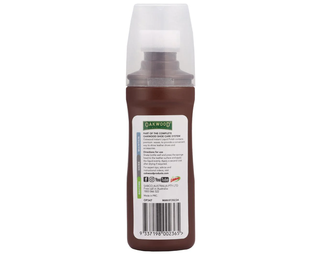 Oakwood Instant Liquid Shoe Polish - Image 4
