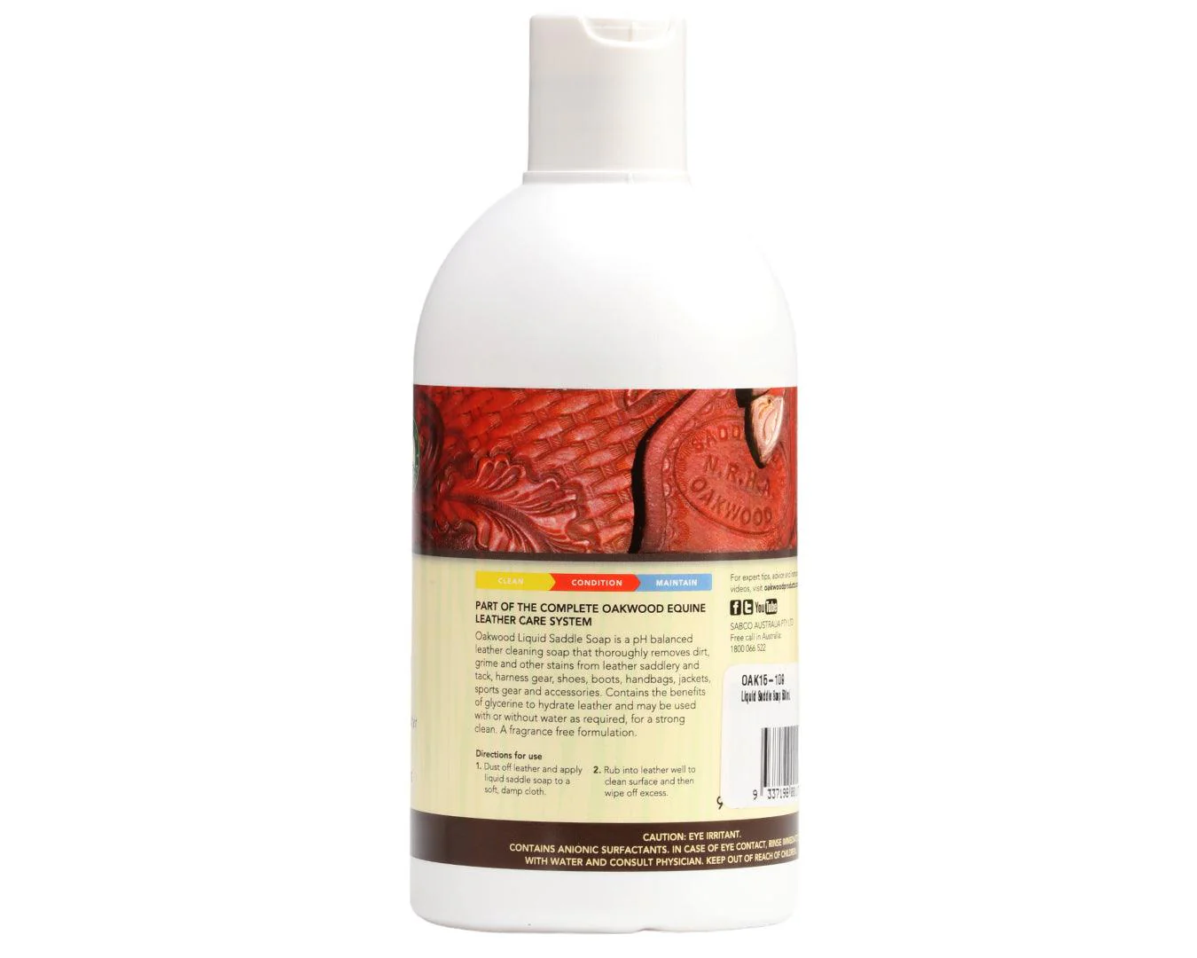 Oakwood Liquid Saddle Soap - Image 2