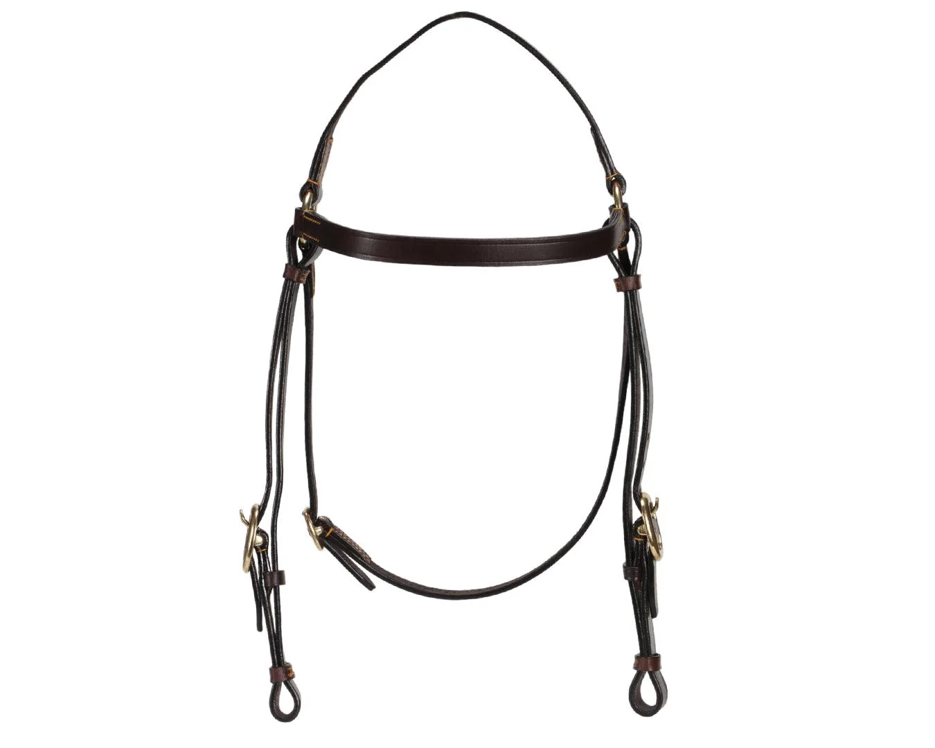 Ord River 3/4" Leather Barcoo Bridle - Image 4