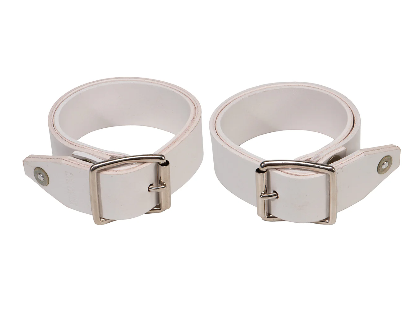 Ord River Chrome Leather Hobble Straps