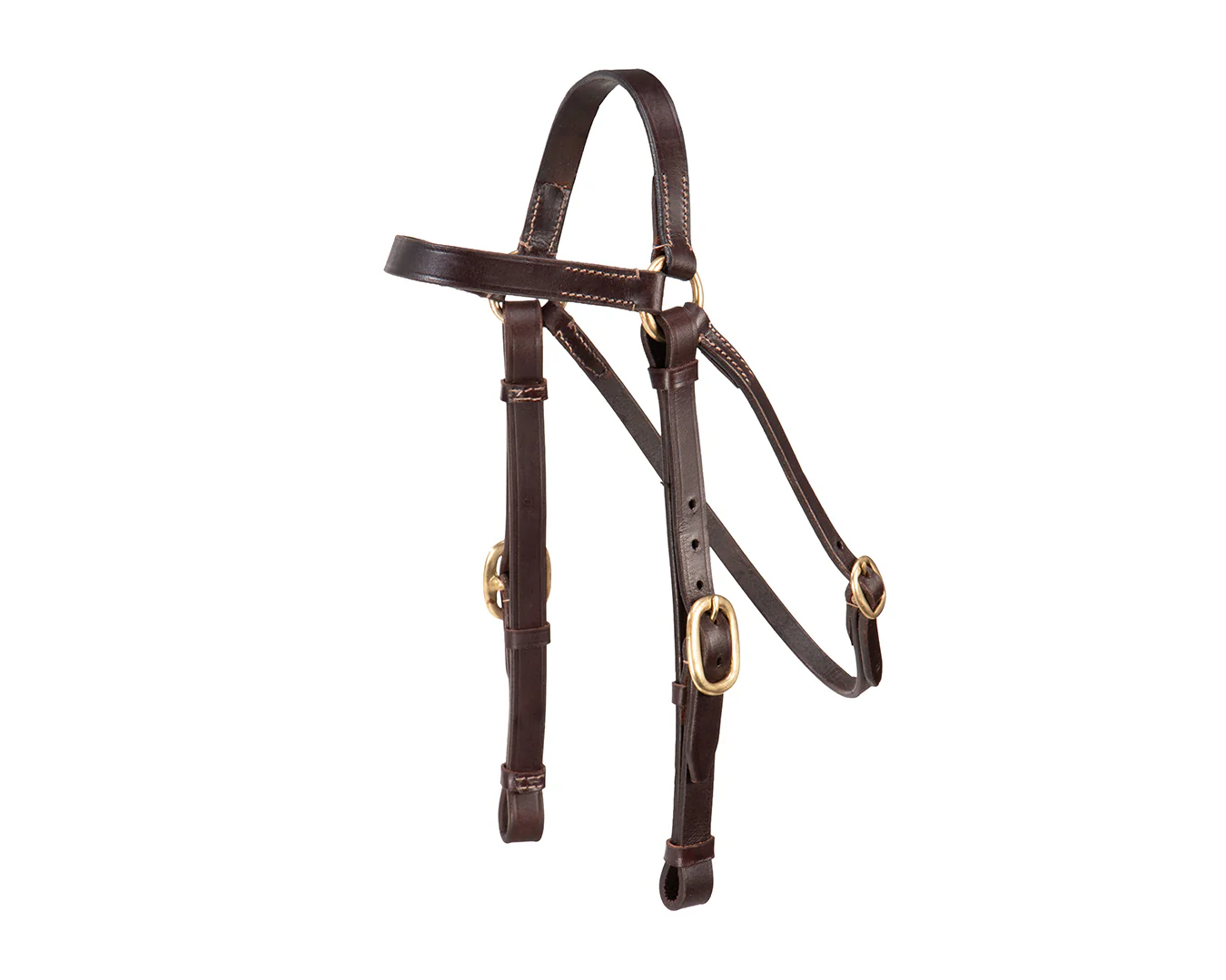 Ord River Oiled Pull-Up Barcoo Bridle - Shetland Size