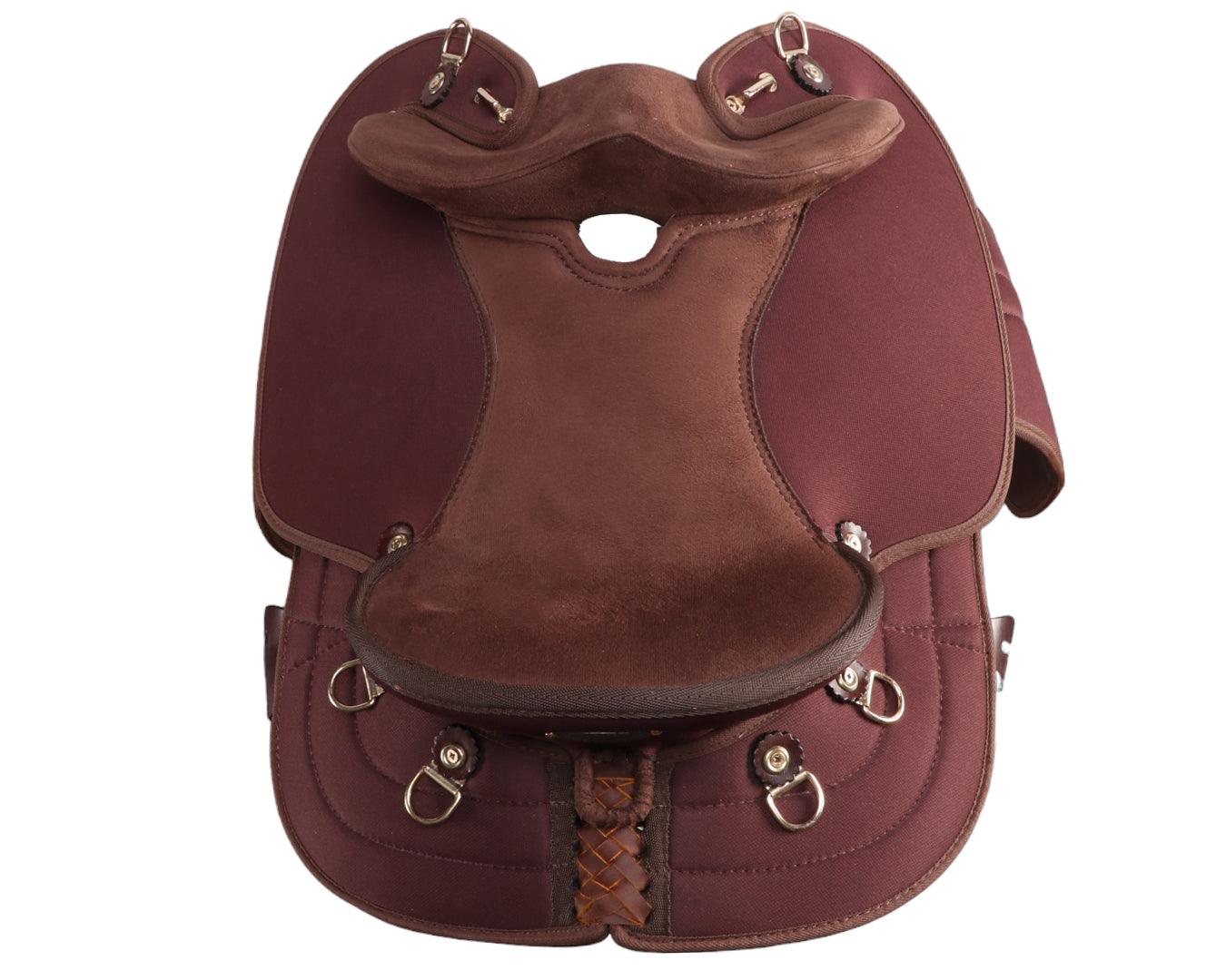 Ord River Synthetic Youth Half Breed Saddle 14.5" - Brown - Image 6