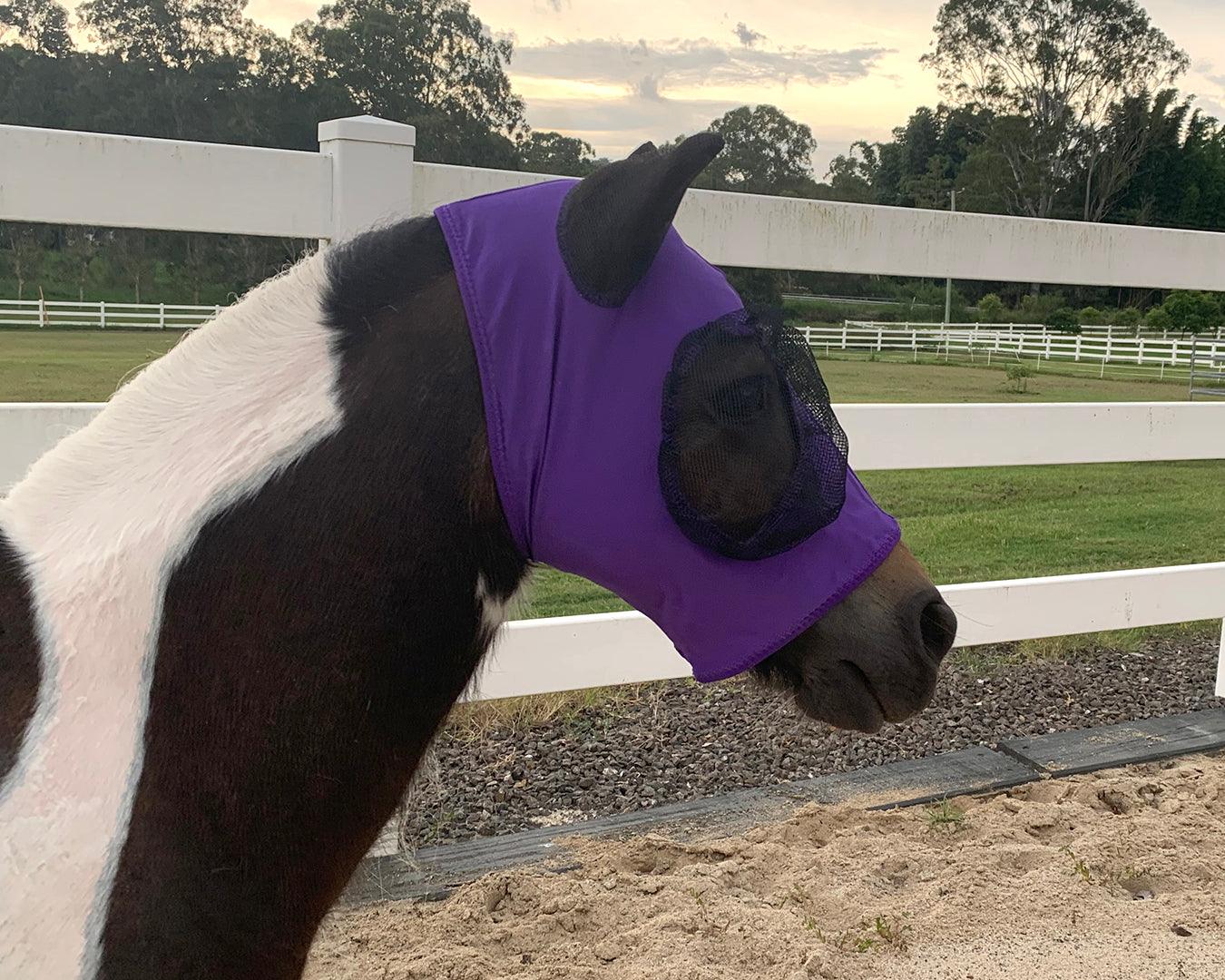 Piccolo Lycra Pull-On Fly Mask - Image 2