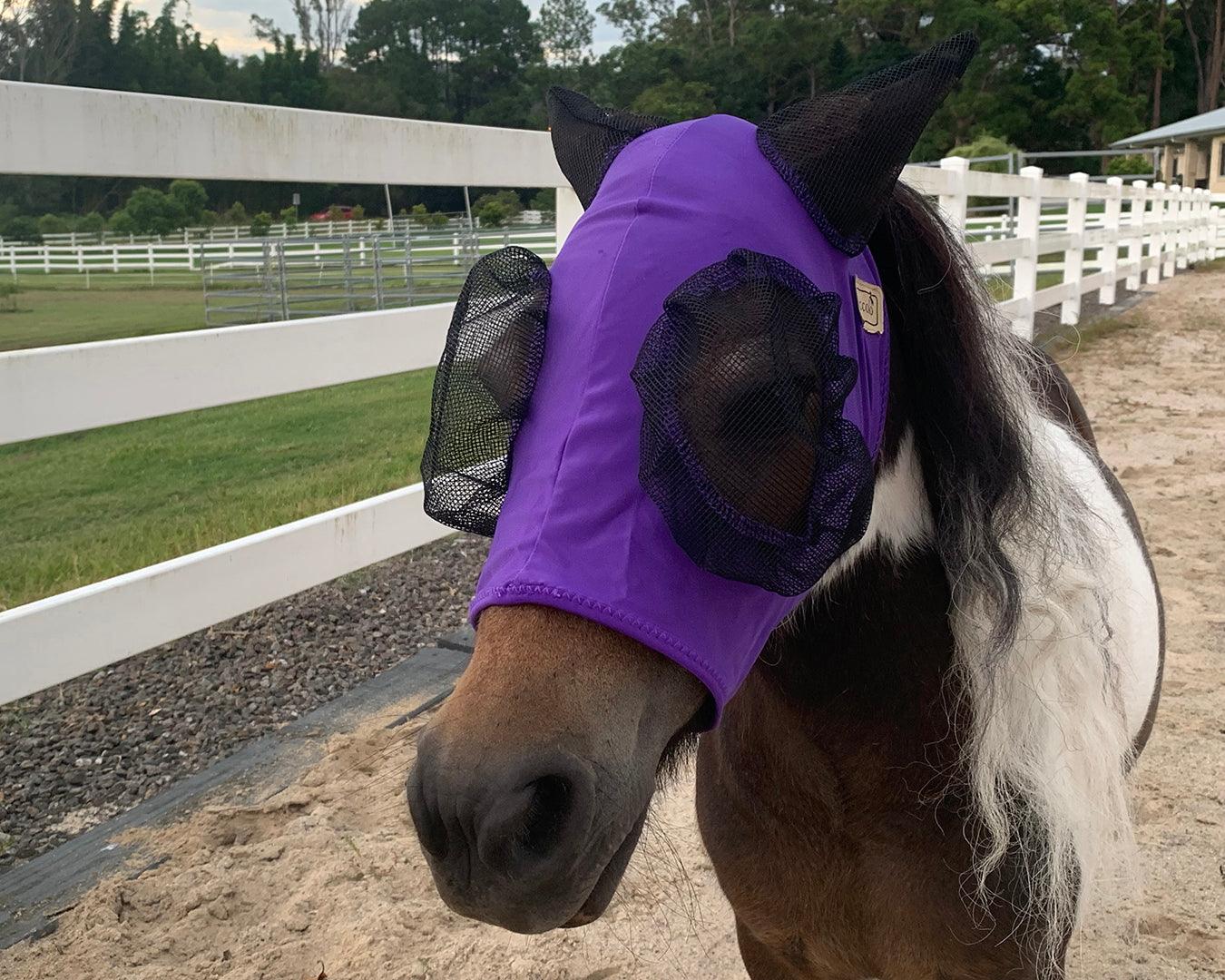 Piccolo Lycra Pull-On Fly Mask - Image 3