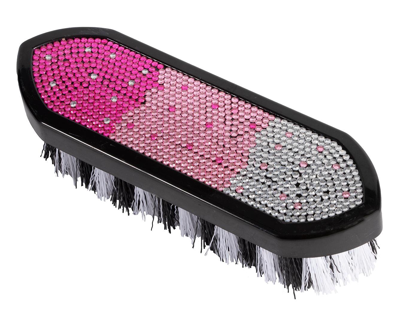 Showmaster Pink Crystal Horse Dandy Brush