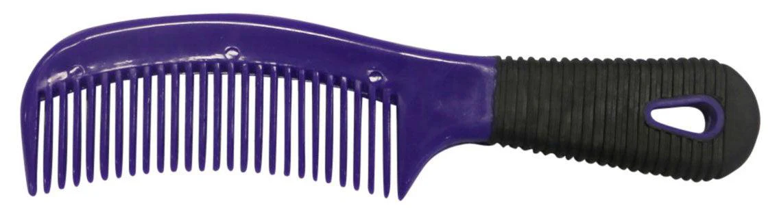 Plastic Comb w/Rubber Handle - Image 2