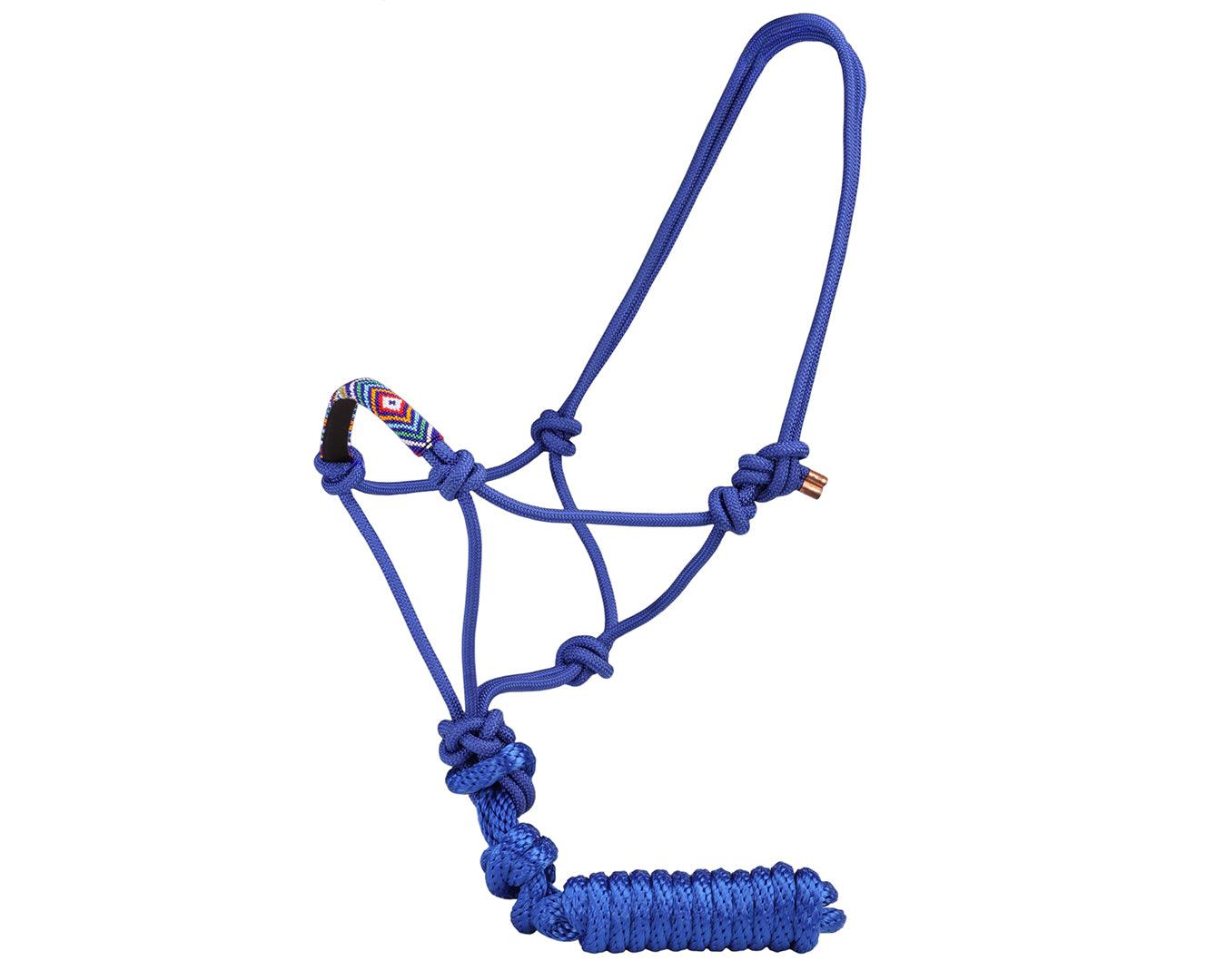Professional's Choice Beaded Rope Halter with Lead - Image 4