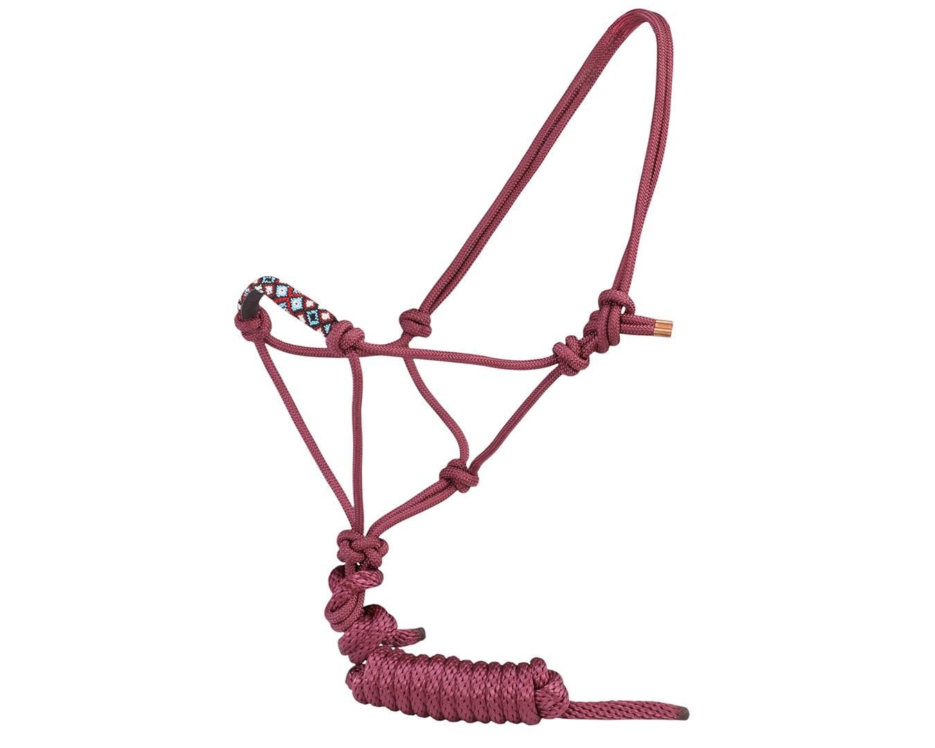 Professional's Choice Beaded Rope Halter with Lead - Image 7