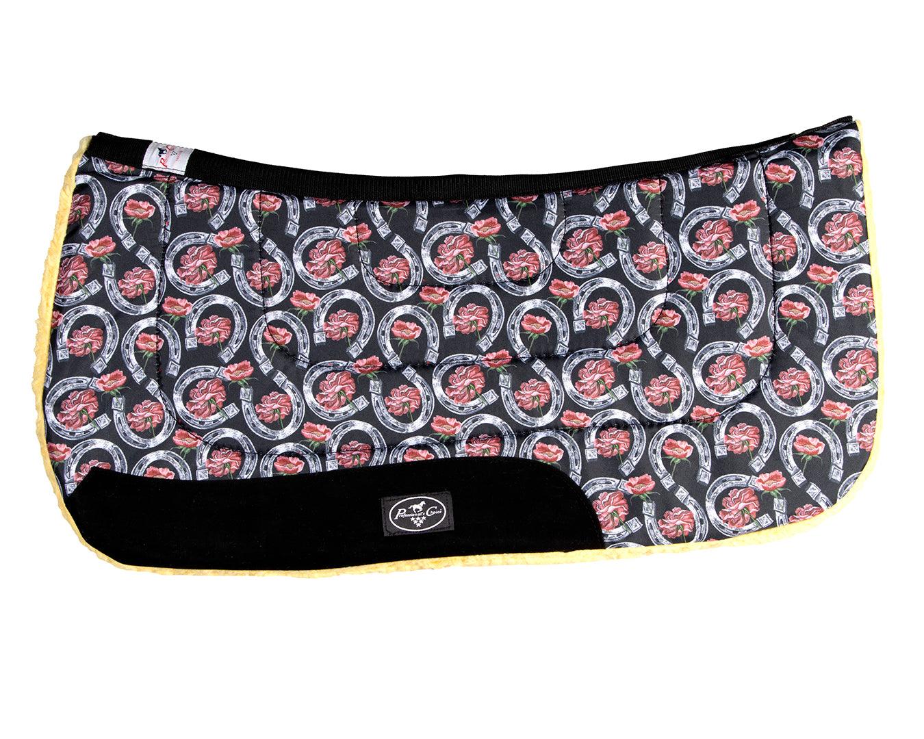 Professional's Choice Contoured Work Saddle Pad - Horseshoe 31" x 32" - Image 2