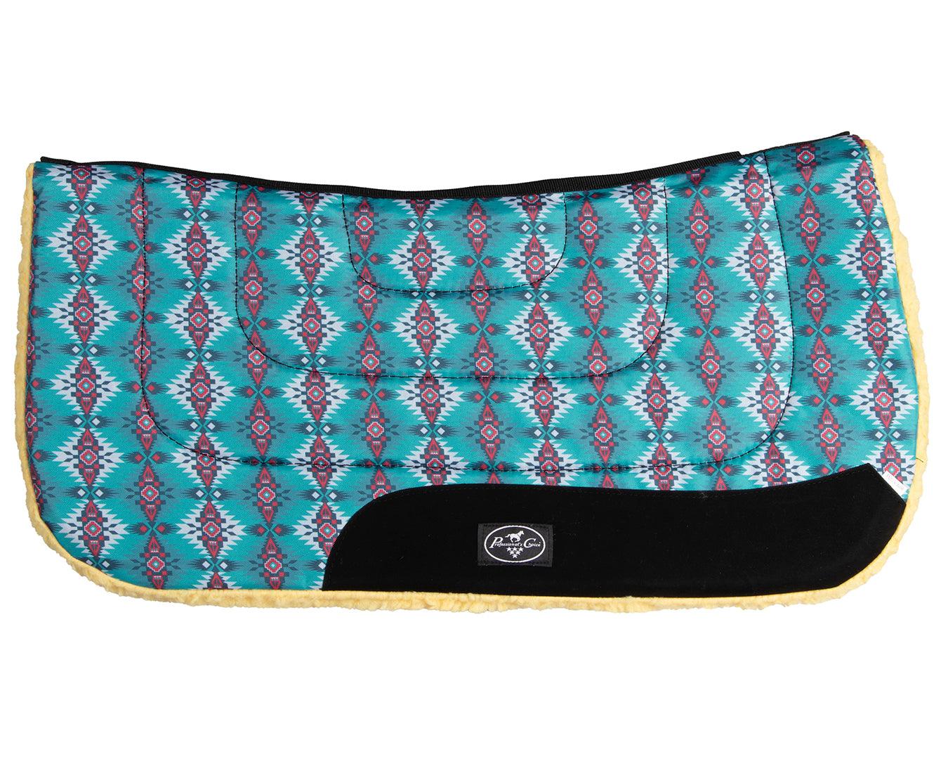 Professional's Choice Contoured Work Saddle Pad - Aztec/Taos 31" x 32" - Image 2