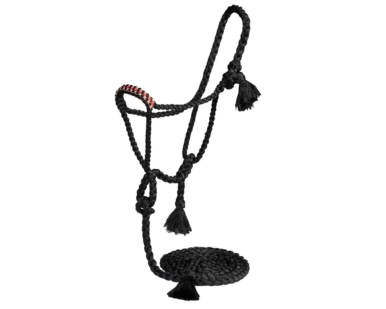 Professional's Choice Cowboy Braided Halter With Lead - Image 7