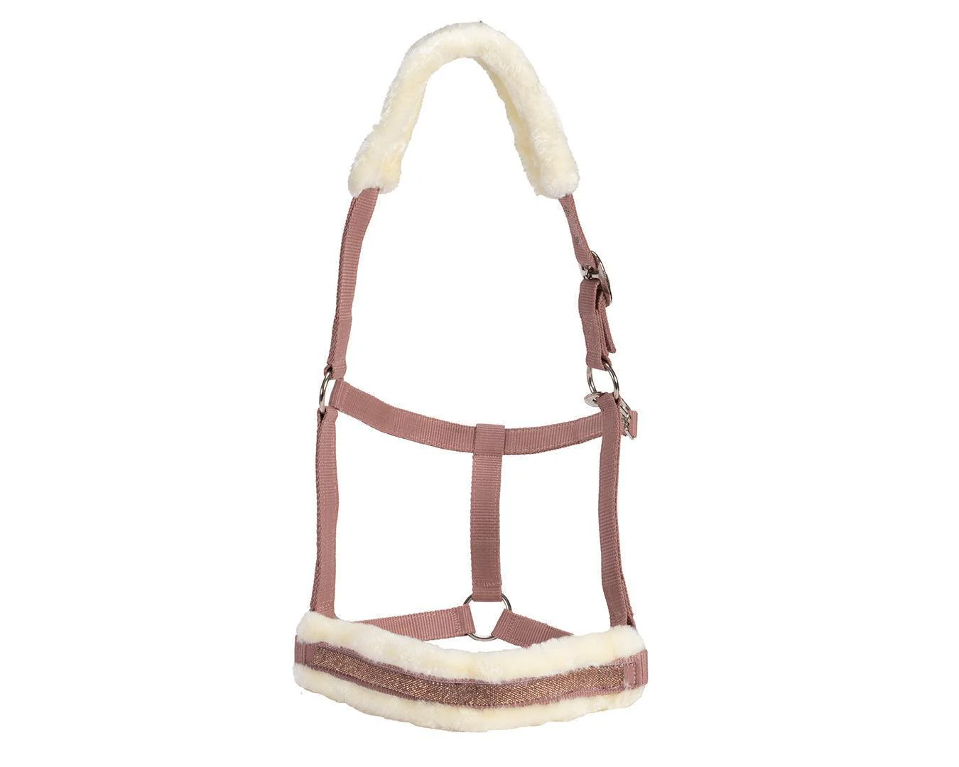 Rancher Fleece Padded Halter - Beige - Image 2