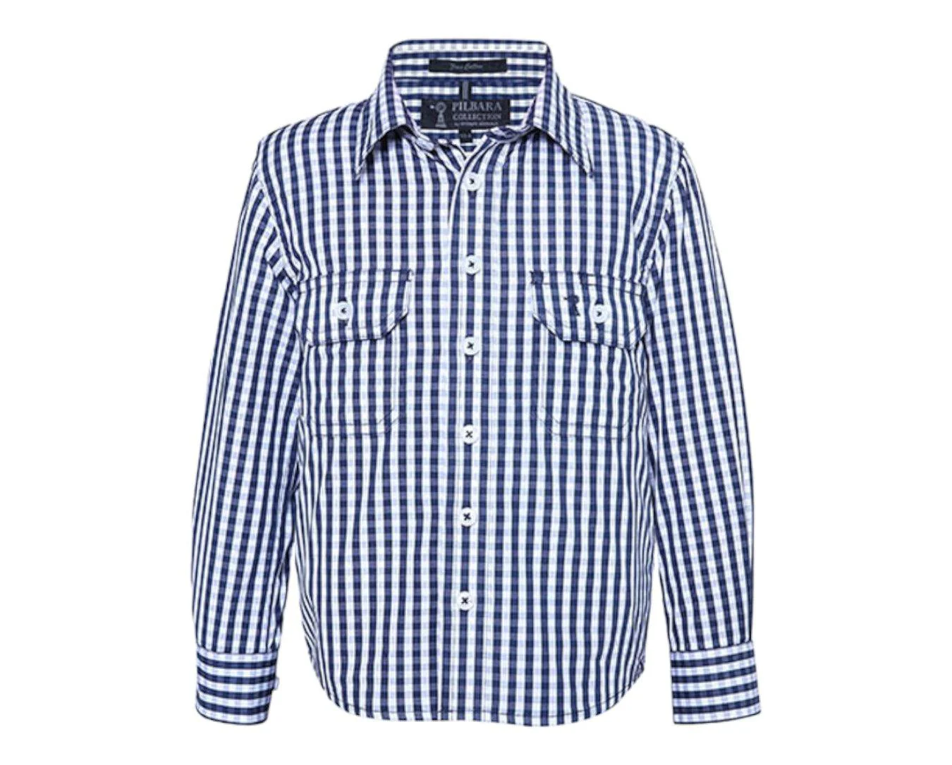 Ritemate Kids Pilbara Checked Long Sleeve Shirt