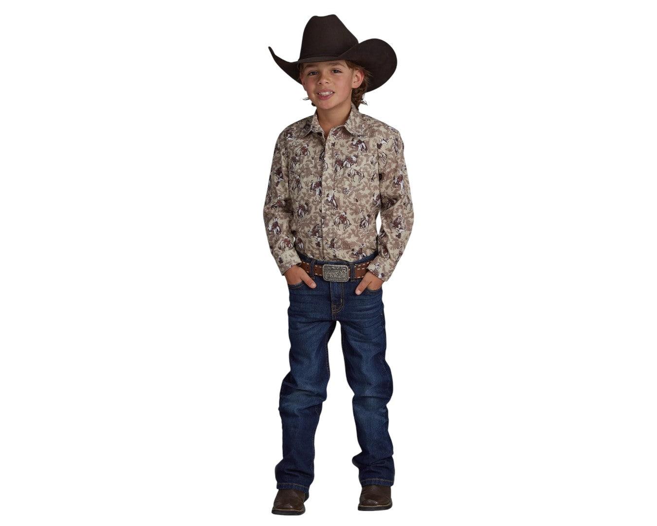 Roper Boys Vintage Collection Print Shirt - Image 3
