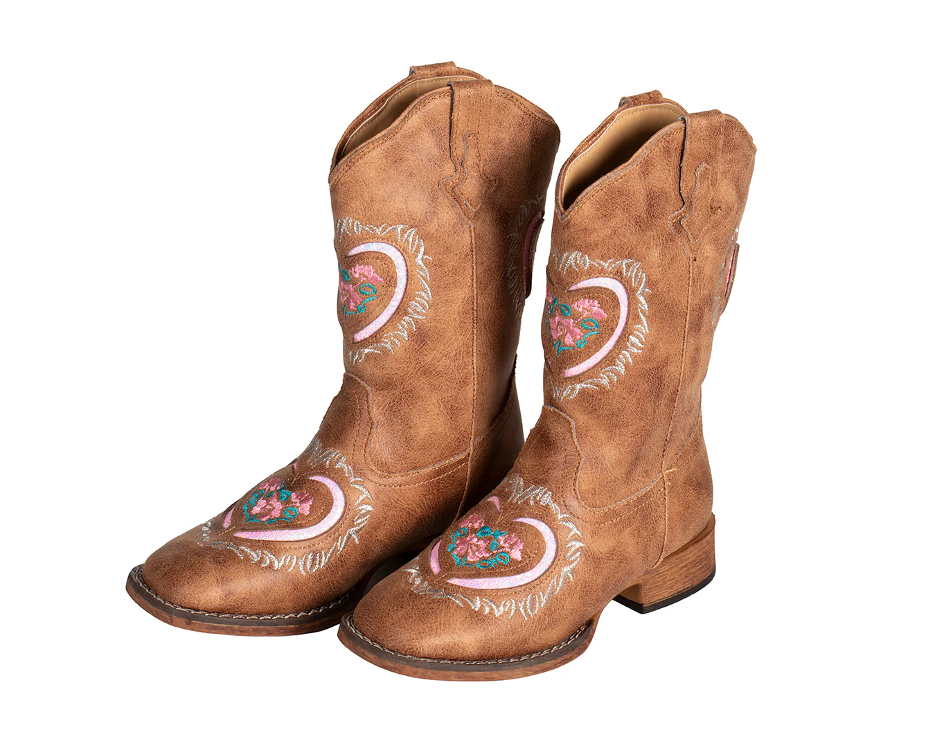 Roper Kids Heartful Brown Boot - Image 2