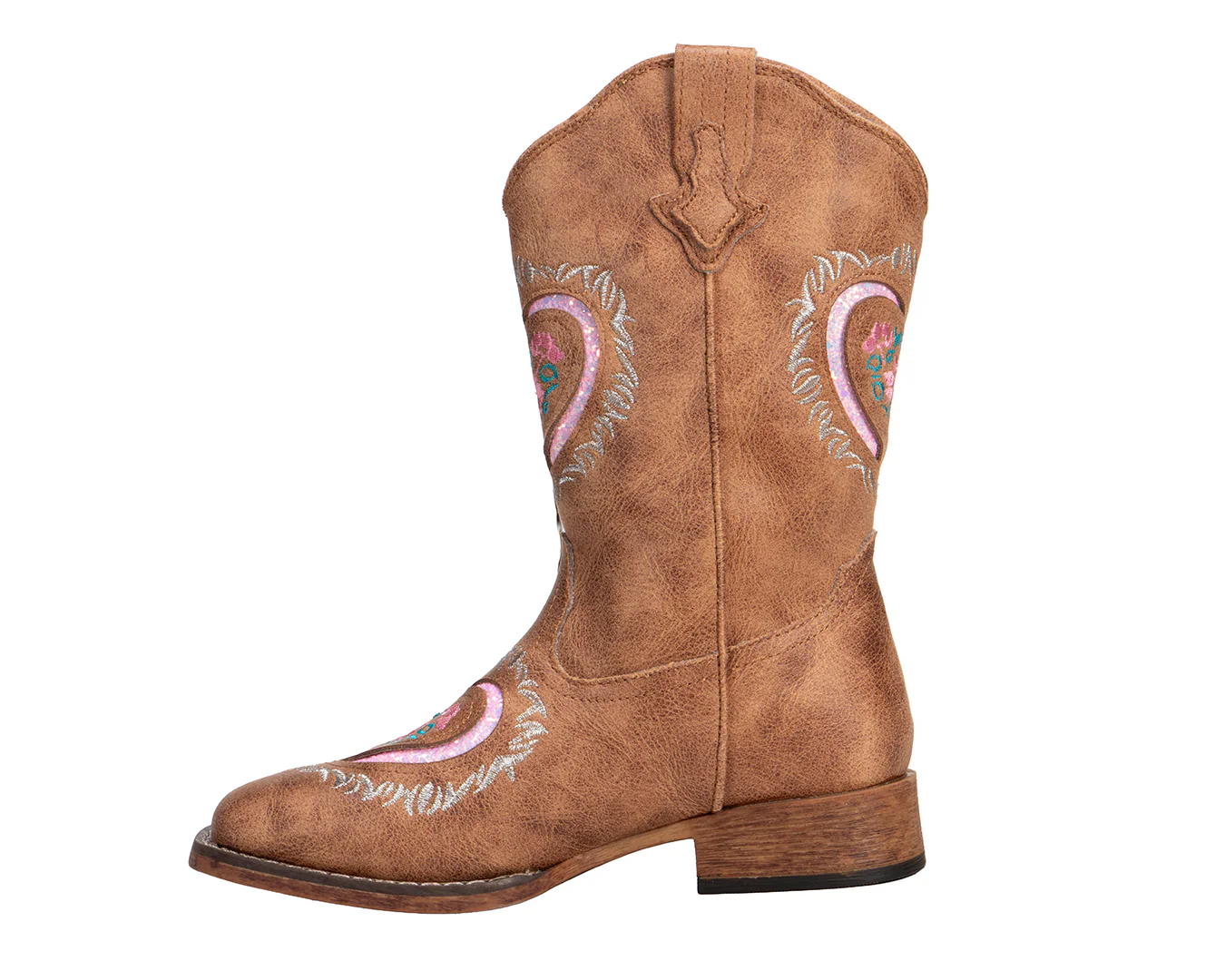 Roper Kids Heartful Brown Boot - Image 3