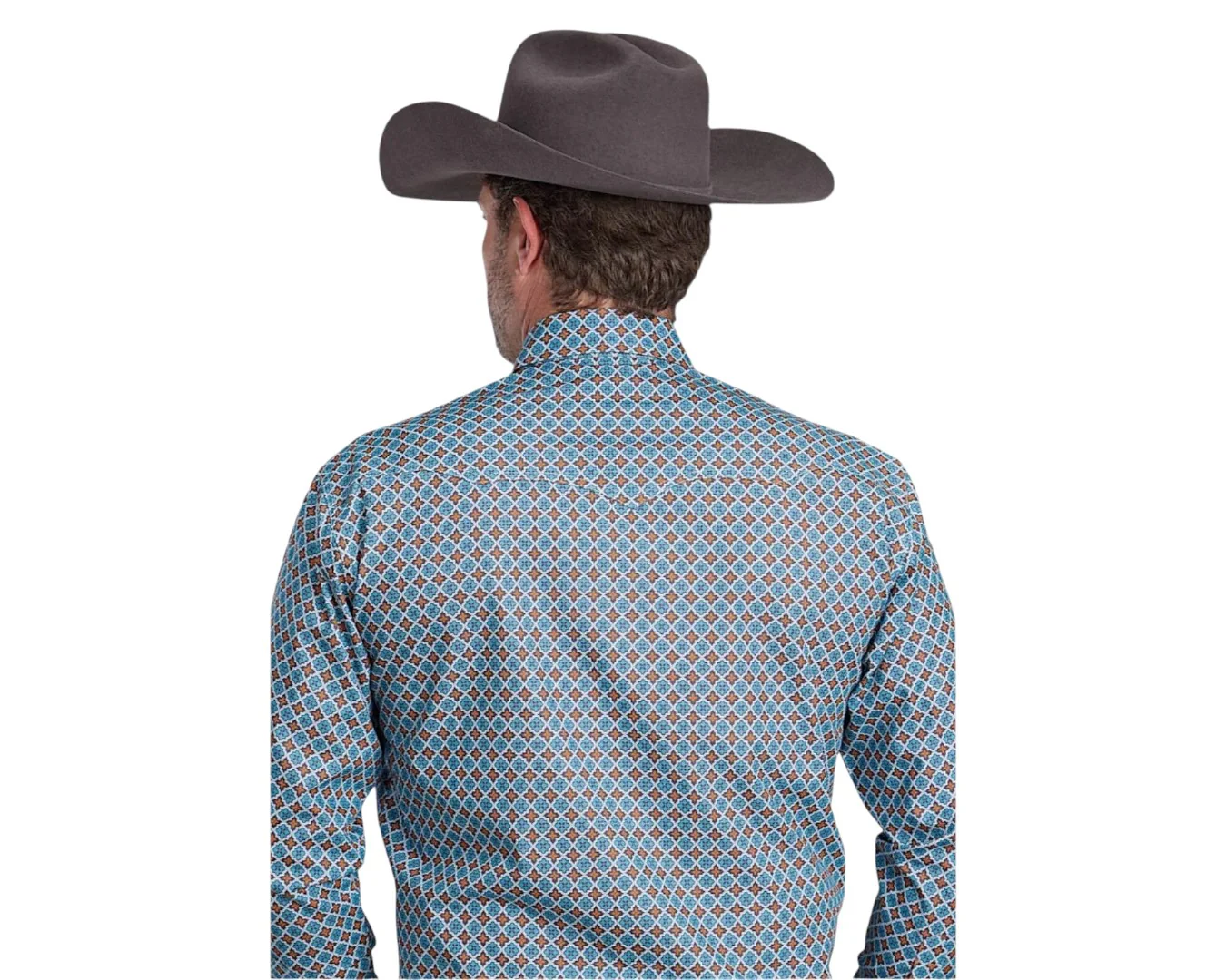 Roper Men's Amarillo Collection Print Shirt - Image 2