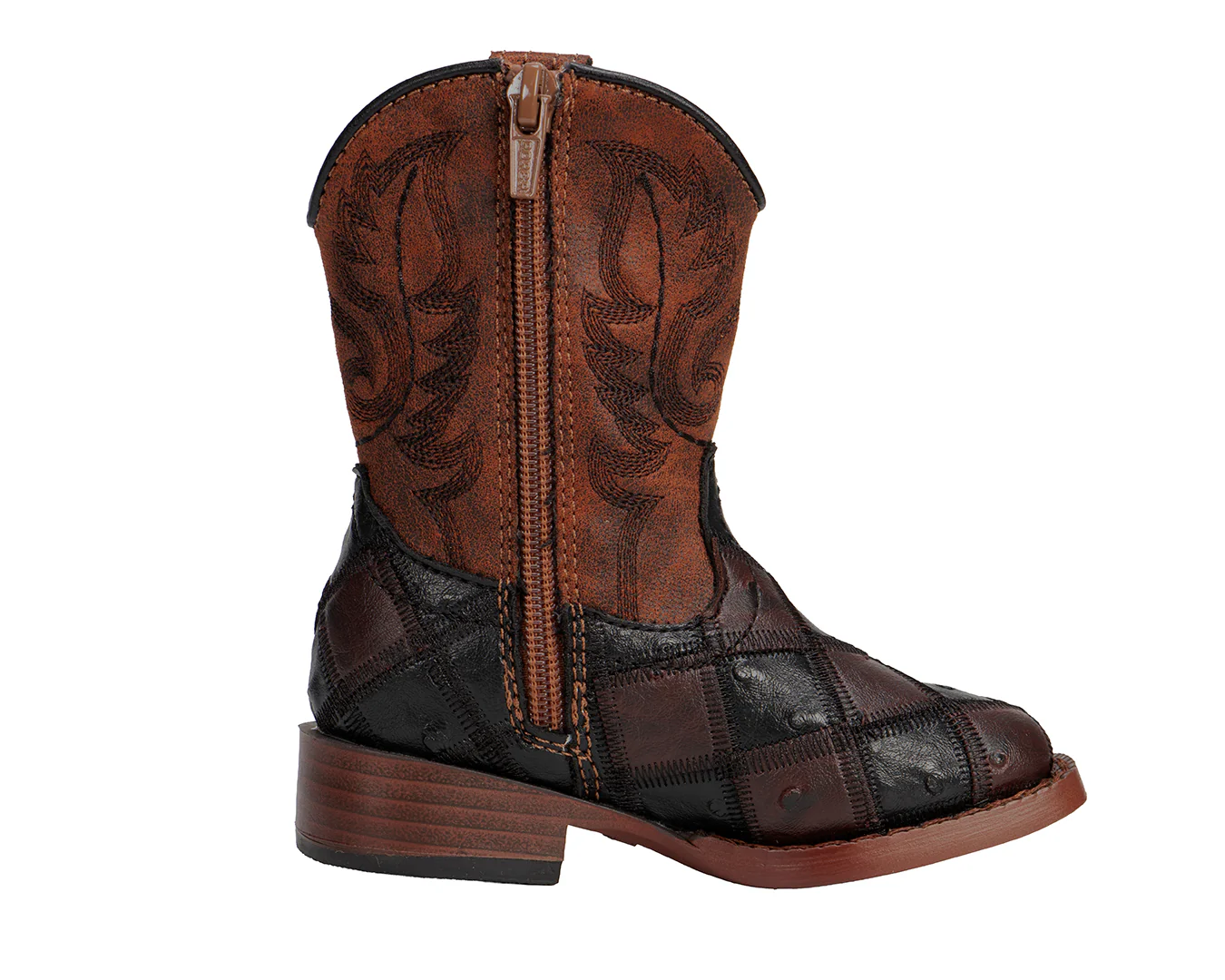 Roper Toddler Bird Blocks Ostrich Boots - Image 3