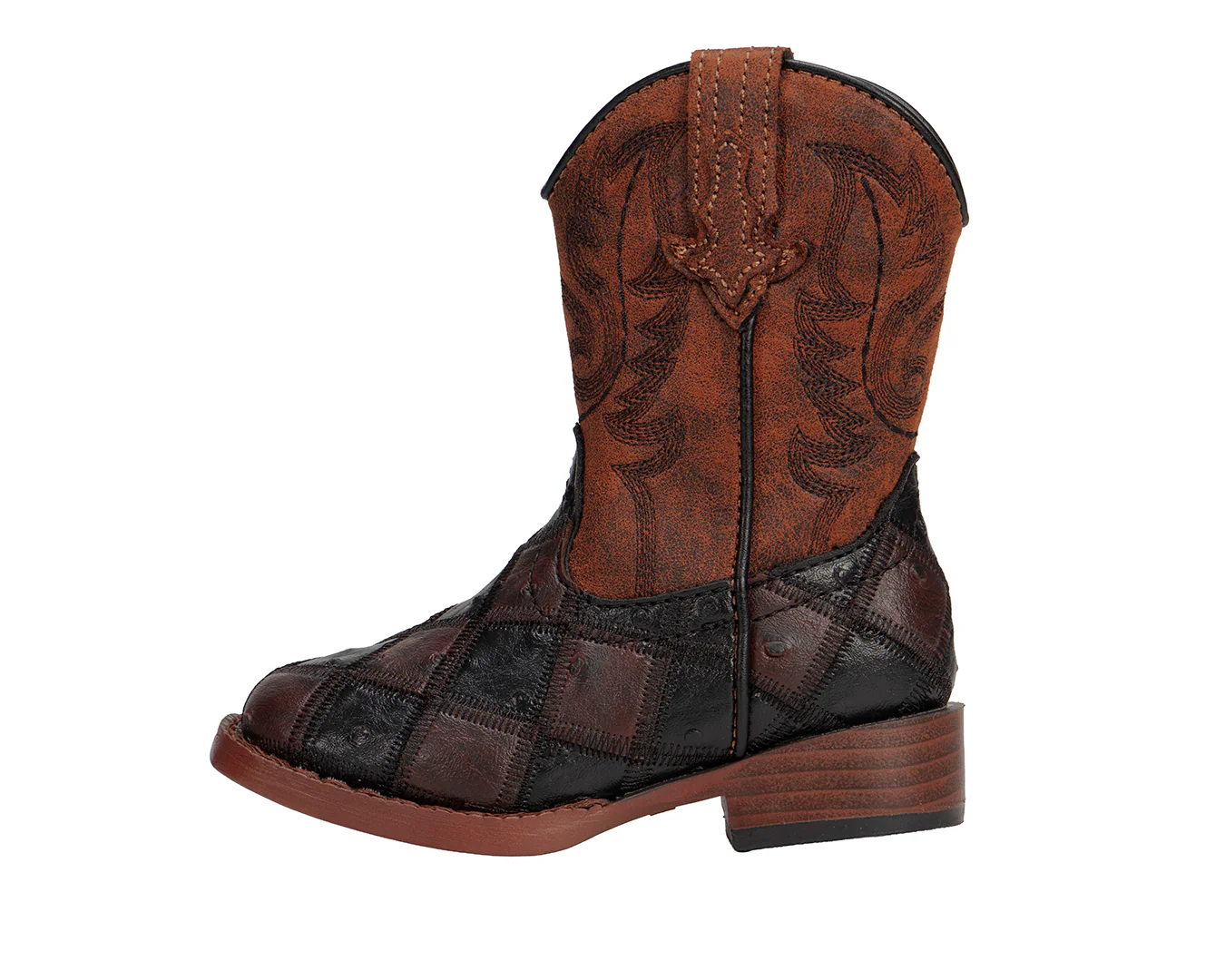 Roper Toddler Bird Blocks Ostrich Boots - Image 6