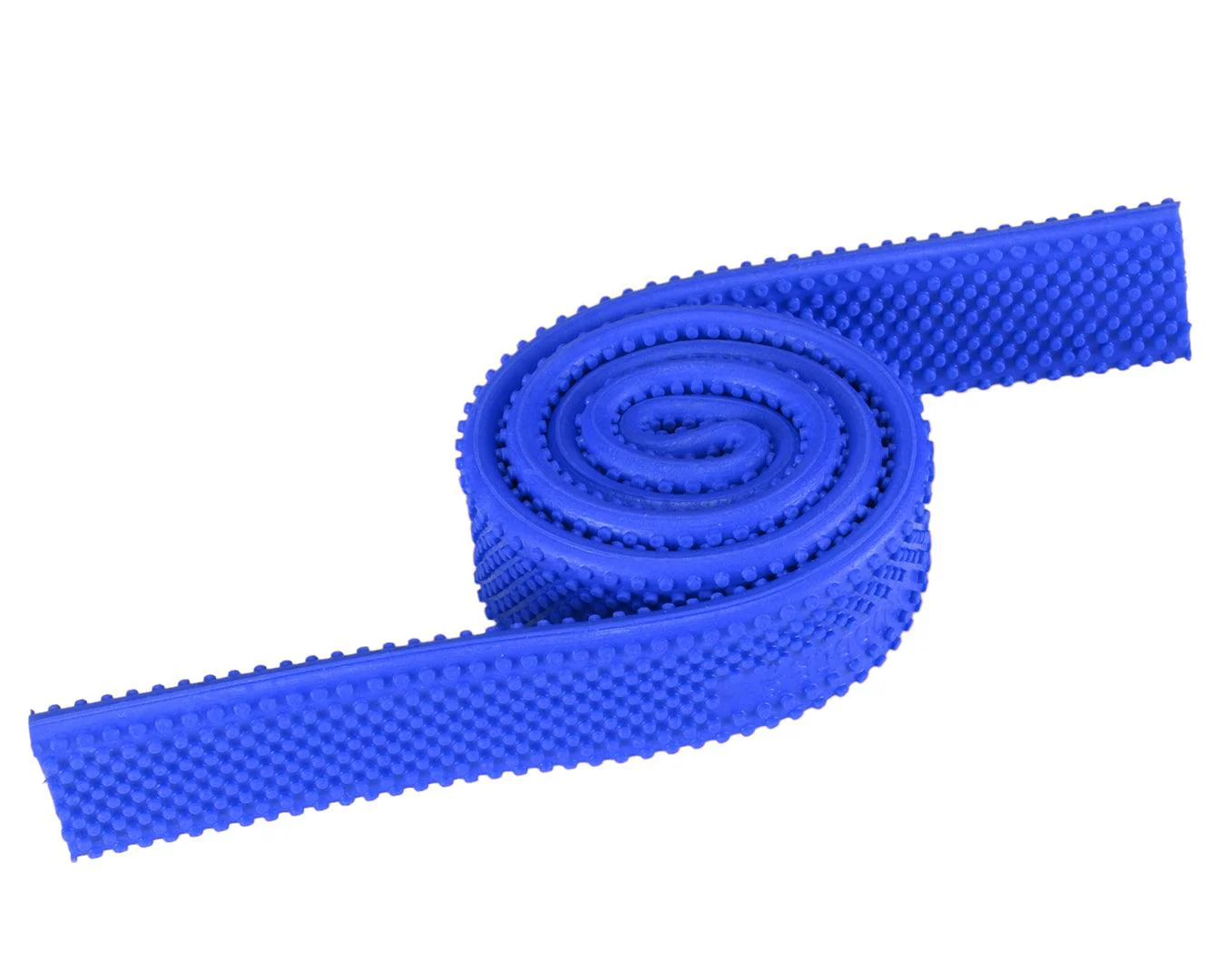 Horse Sense Rubber Rein Grips w/Small Pimple Grip - Blue 3/4"
