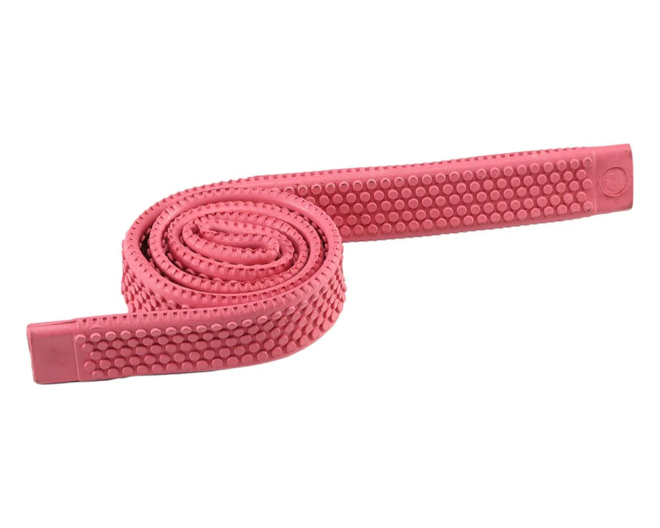 Rubber Rein Grips with Large Pimple - Pink 3/4"