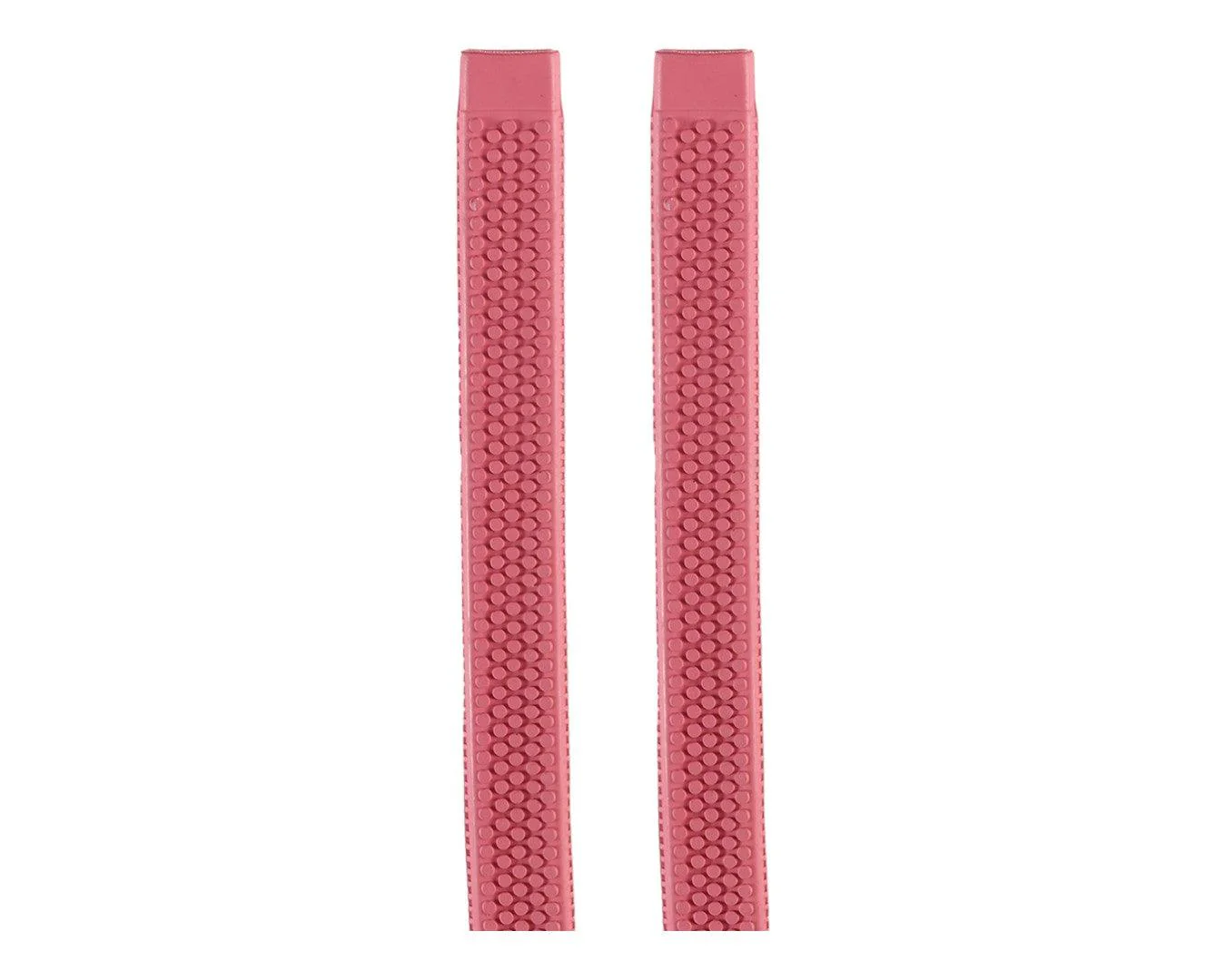 Rubber Rein Grips with Large Pimple - Pink 3/4" - Image 2