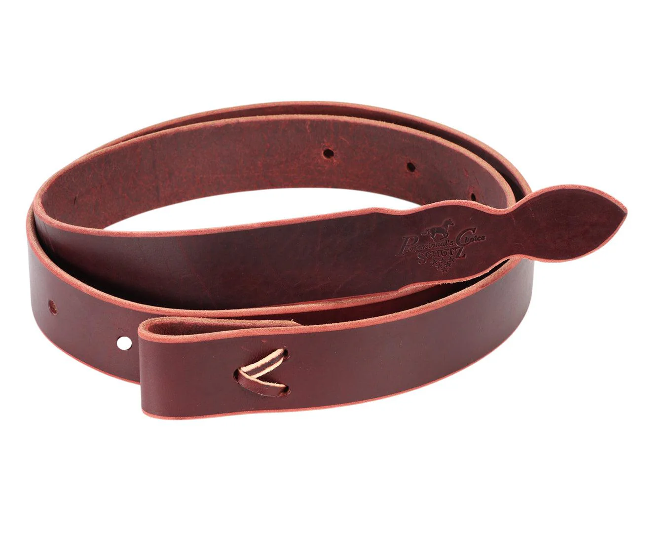 Professional's Choice Latigo Cinch Tie Strap Burgundy