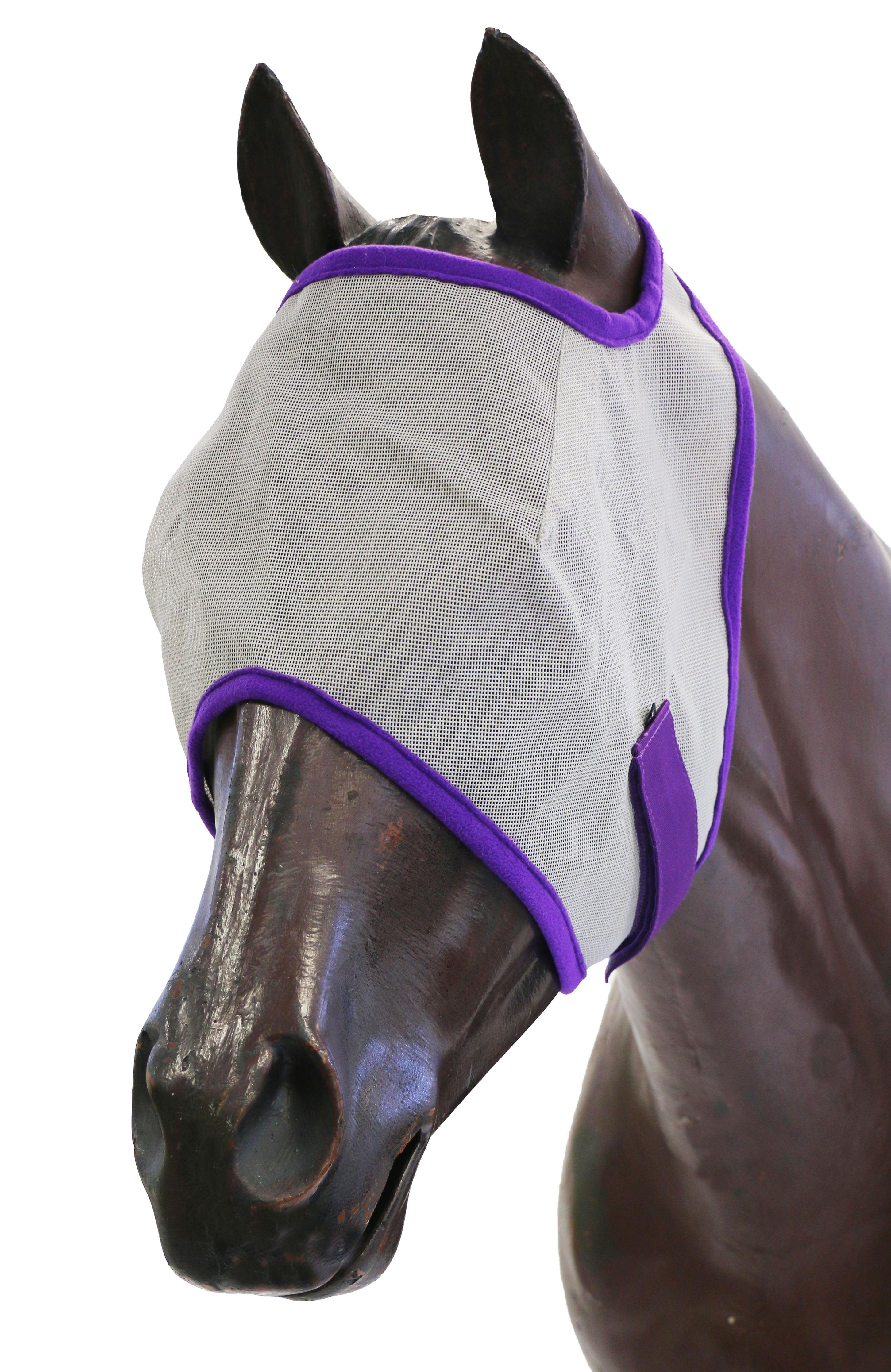 Showmaster Fly Mask - Grey Mesh - Image 2