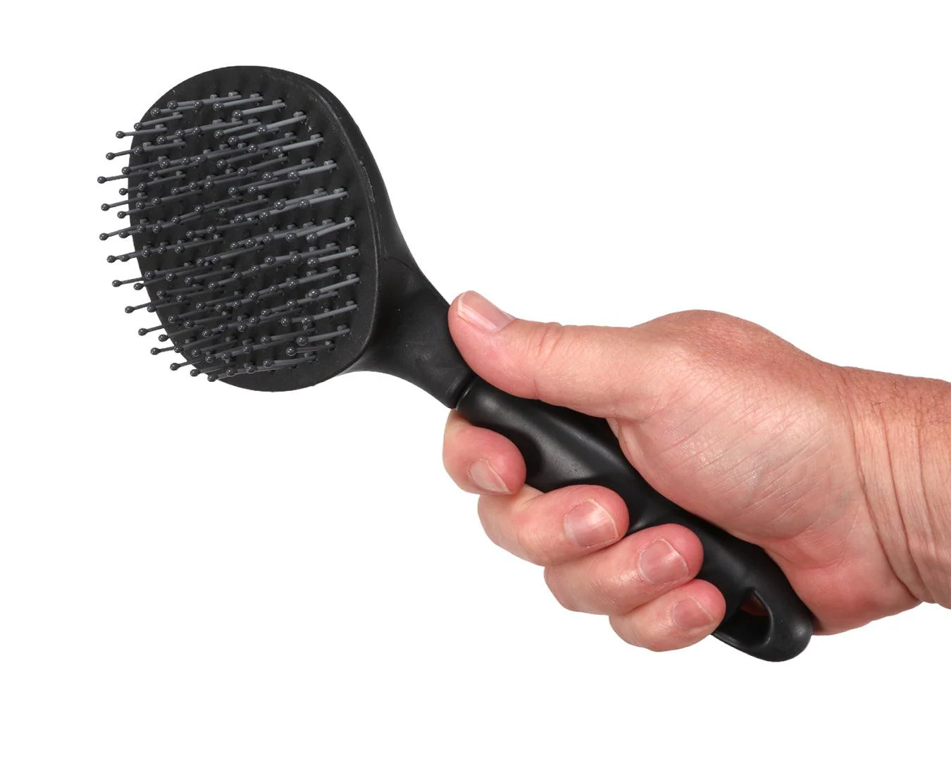 Showmaster Mane & Tail Brush with Rainbow Crystal Decoration - Image 3
