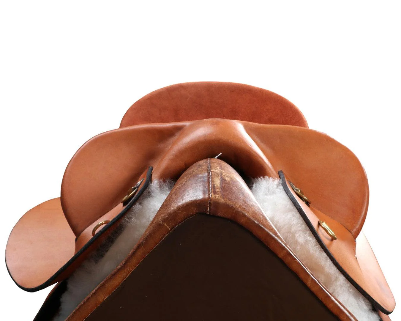 Sidney Hamilton Half Breed Saddle Roughout Seat - Image 5